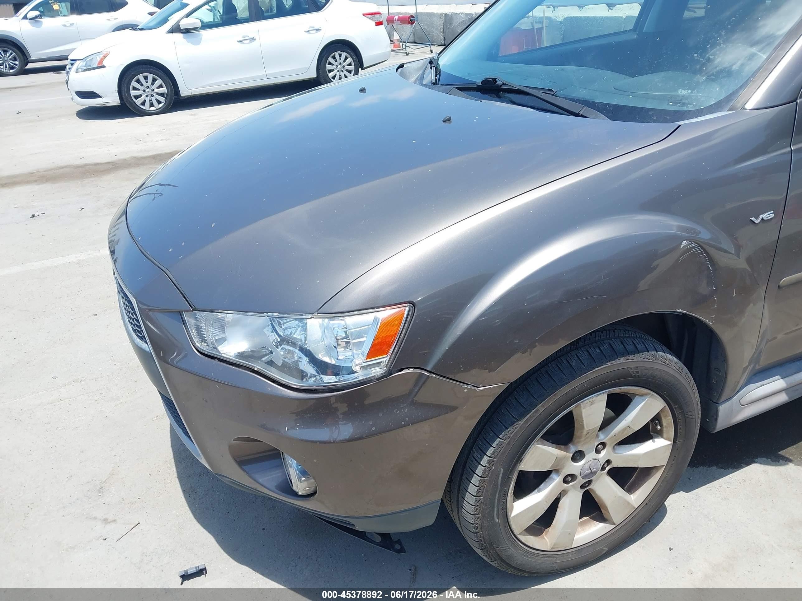 2012 Mitsubishi Outlander Gt Gray vin: JA4JT5AX2CU004367