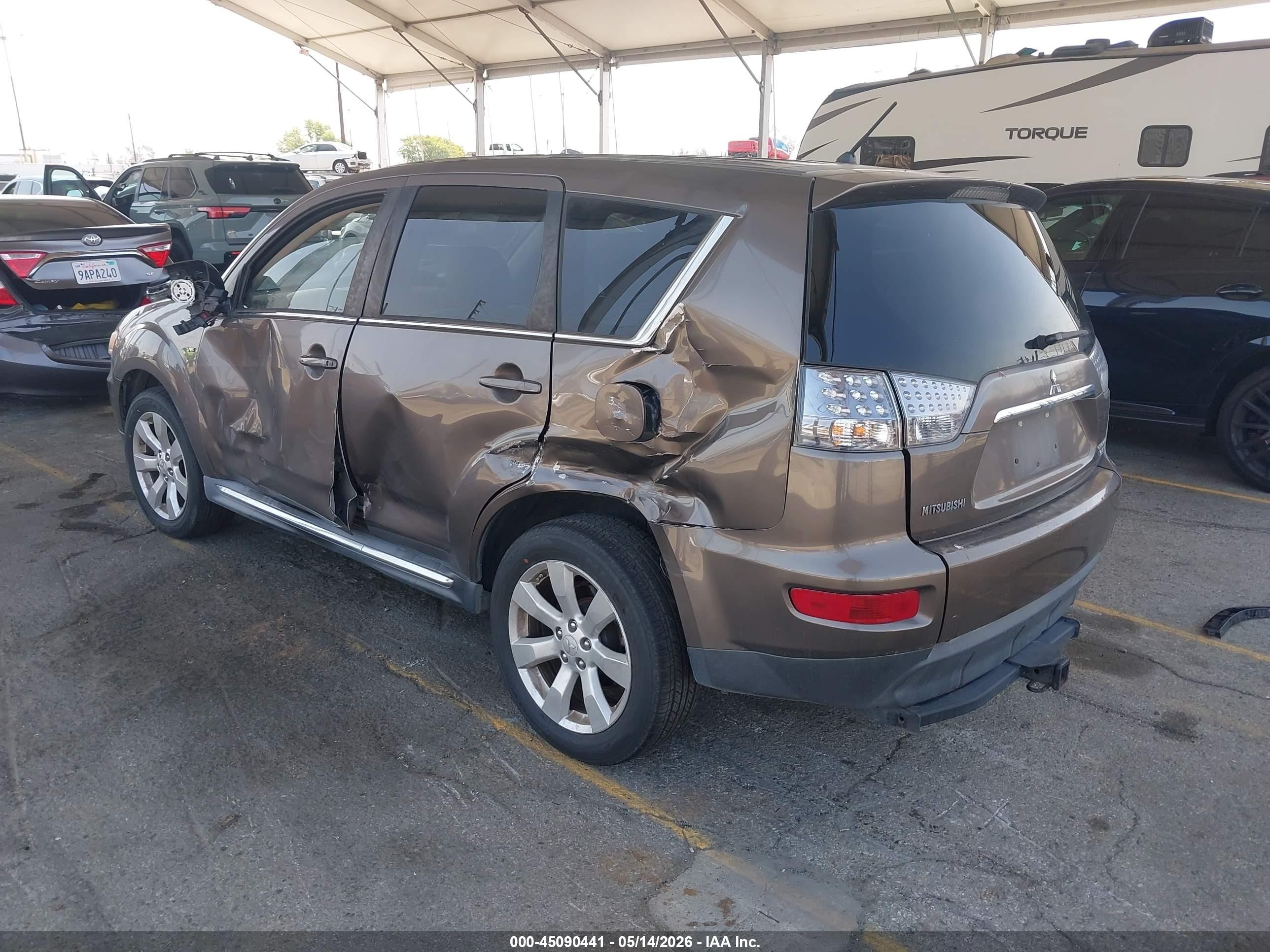 2011 Mitsubishi Outlander Gt Коричневый vin: JA4JT5AX3BU012718