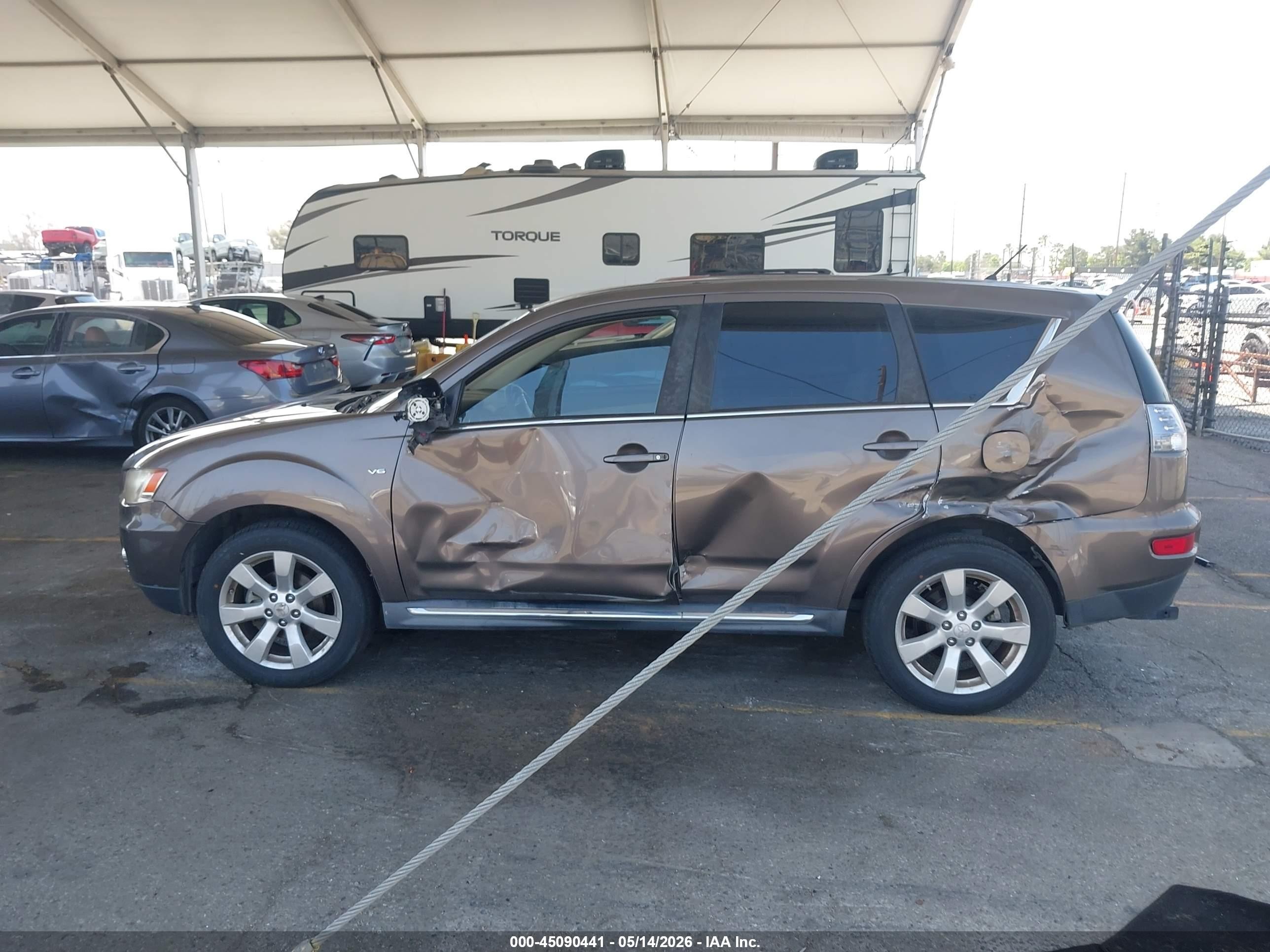 2011 Mitsubishi Outlander Gt Коричневый vin: JA4JT5AX3BU012718