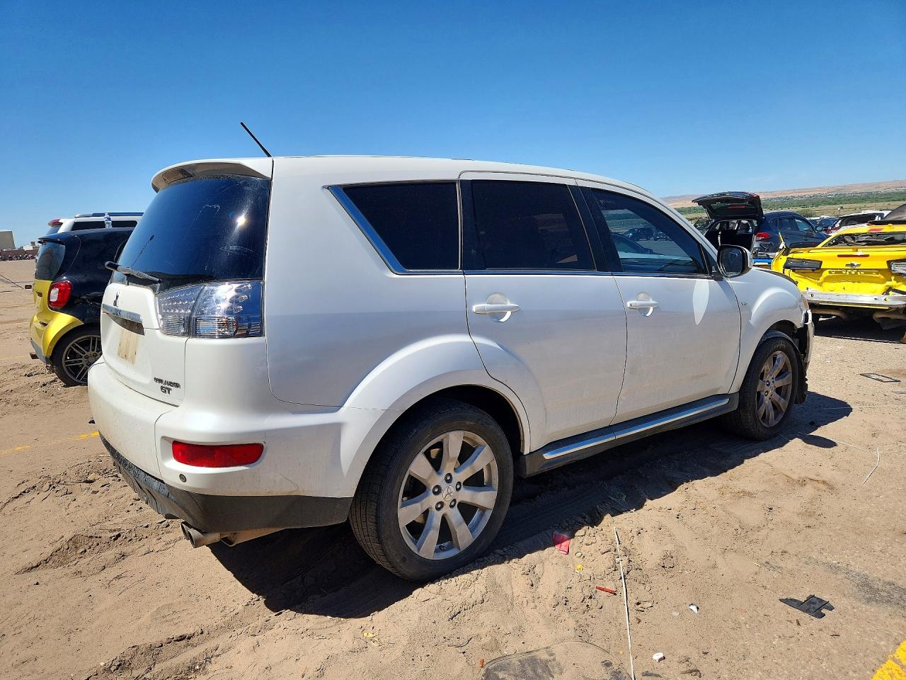 2011 Mitsubishi Outlander Gt White vin: JA4JT5AX4BU007625