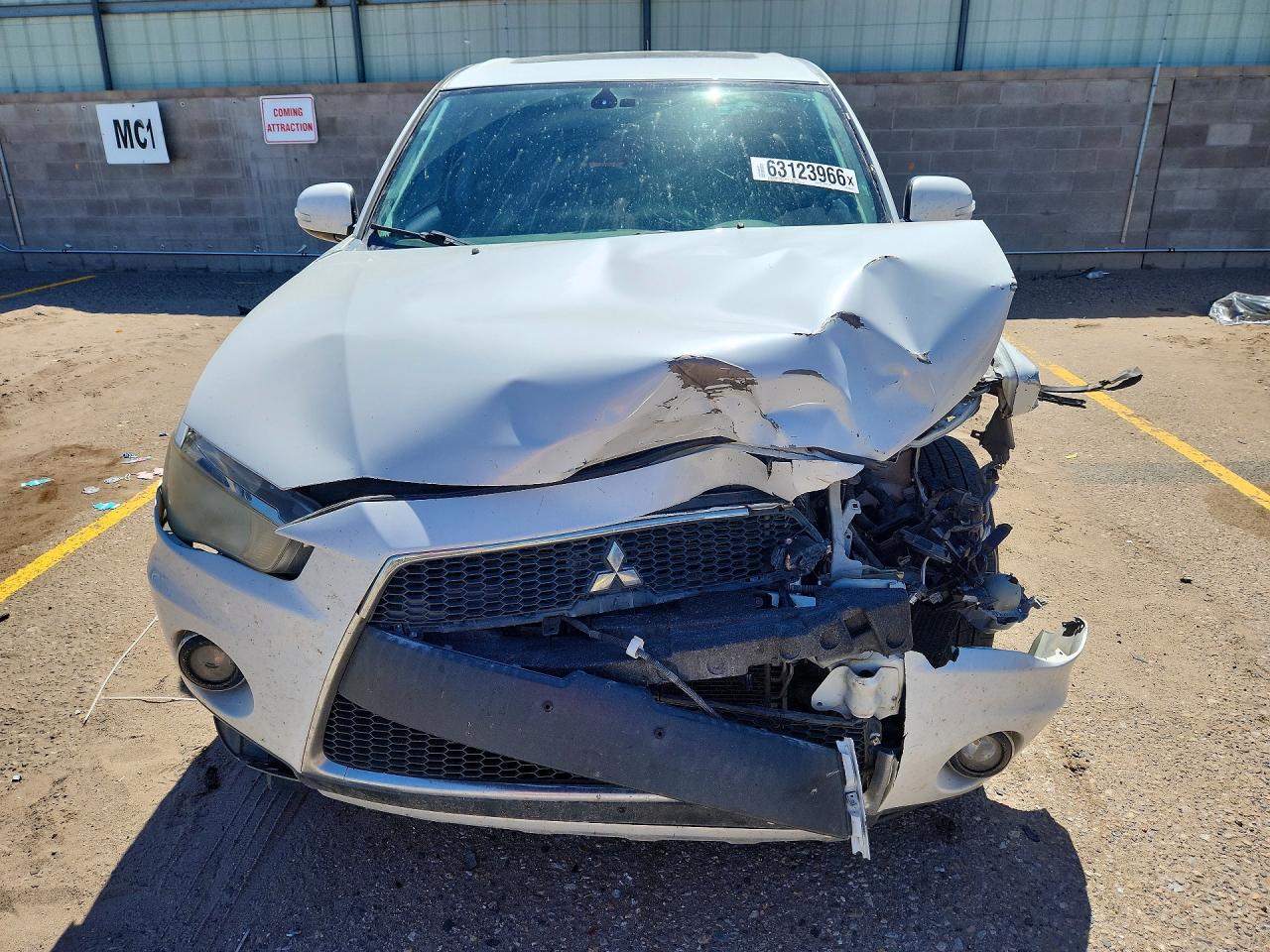 2011 Mitsubishi Outlander Gt White vin: JA4JT5AX4BU007625