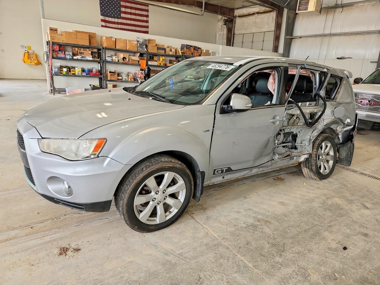 2012 Mitsubishi Outlander Gt Silver vin: JA4JT5AX4CU031103