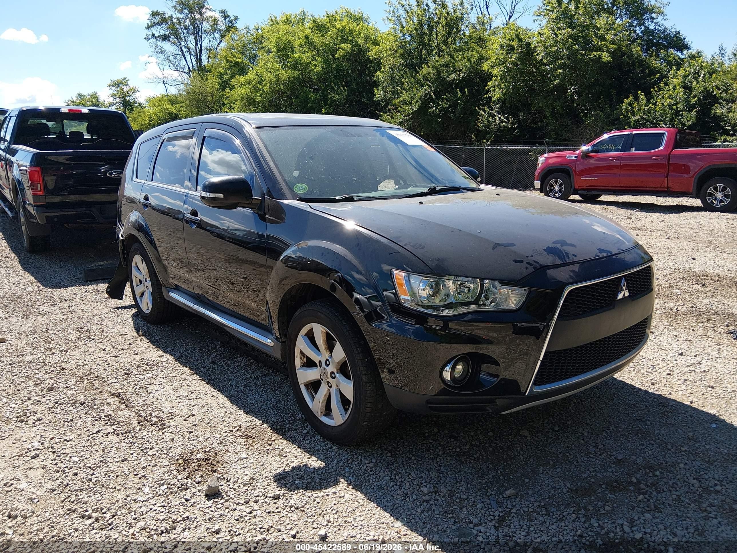 2011 Mitsubishi Outlander Gt Black vin: JA4JT5AX5BU024661