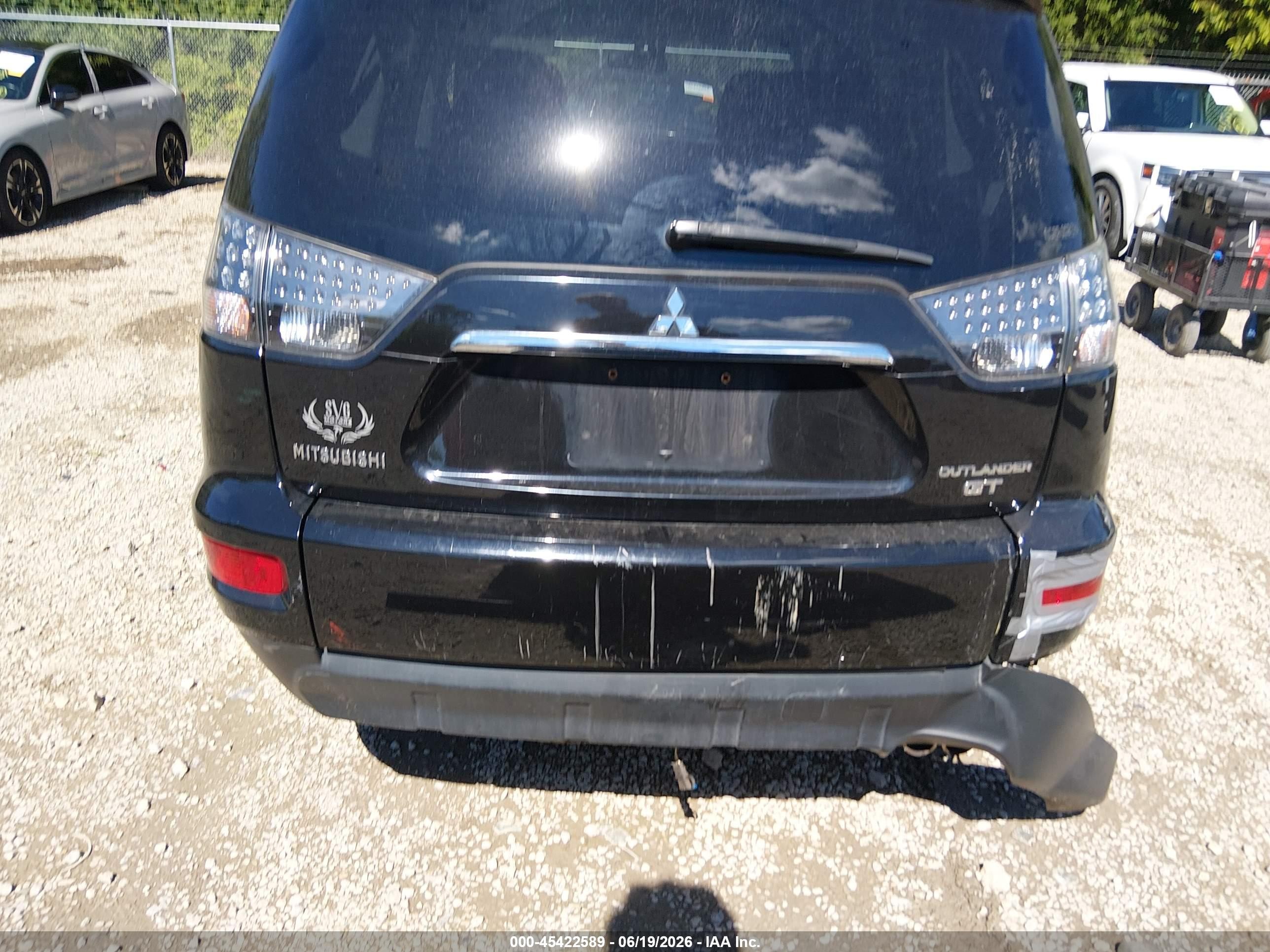 2011 Mitsubishi Outlander Gt Black vin: JA4JT5AX5BU024661