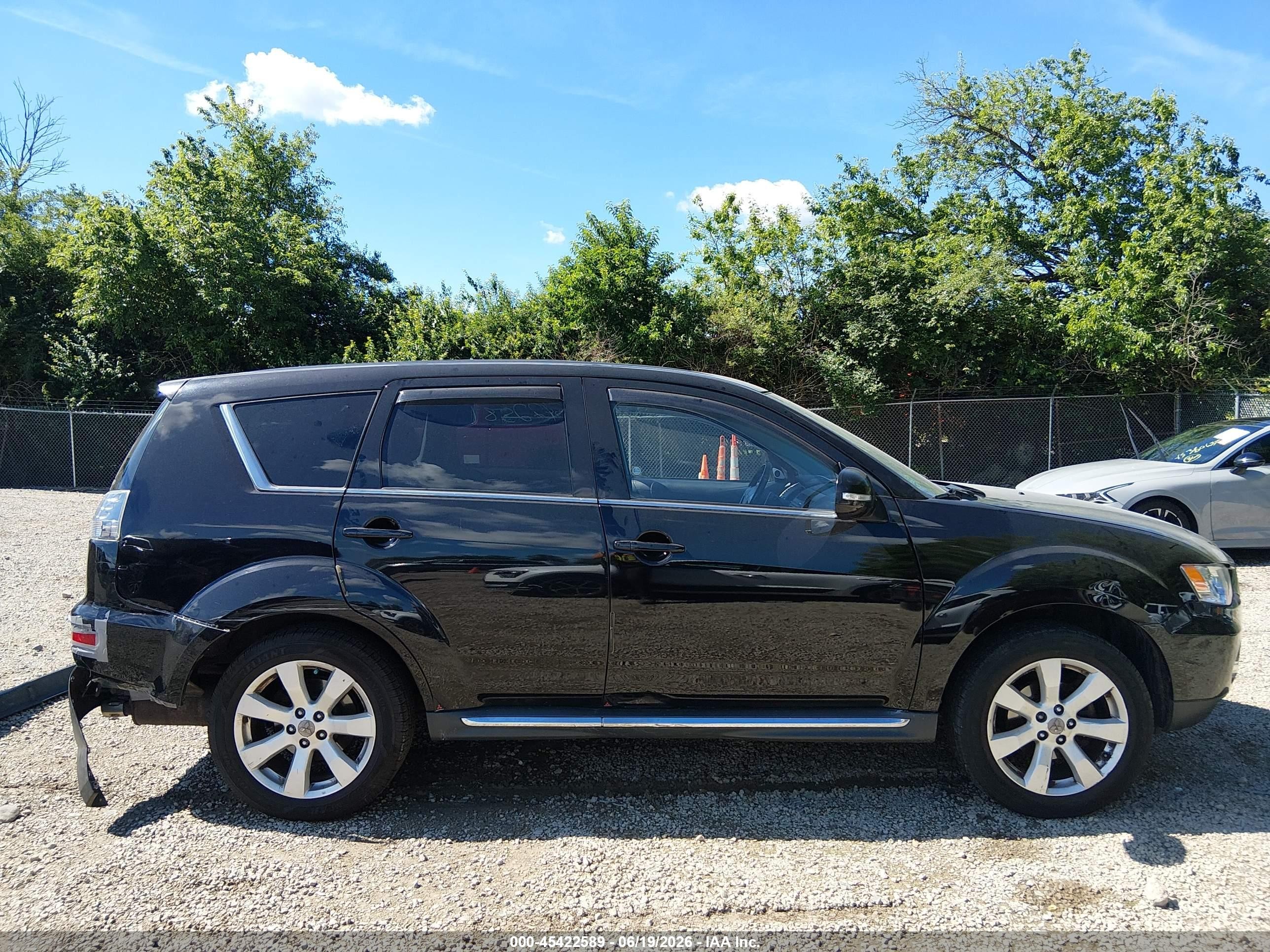 2011 Mitsubishi Outlander Gt Black vin: JA4JT5AX5BU024661