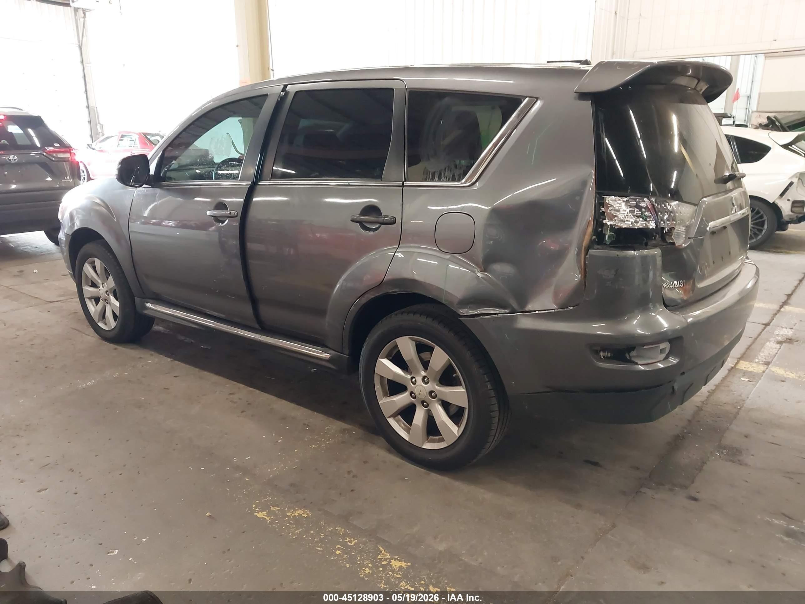 2012 Mitsubishi Outlander Gt Gray vin: JA4JT5AX5CU014052