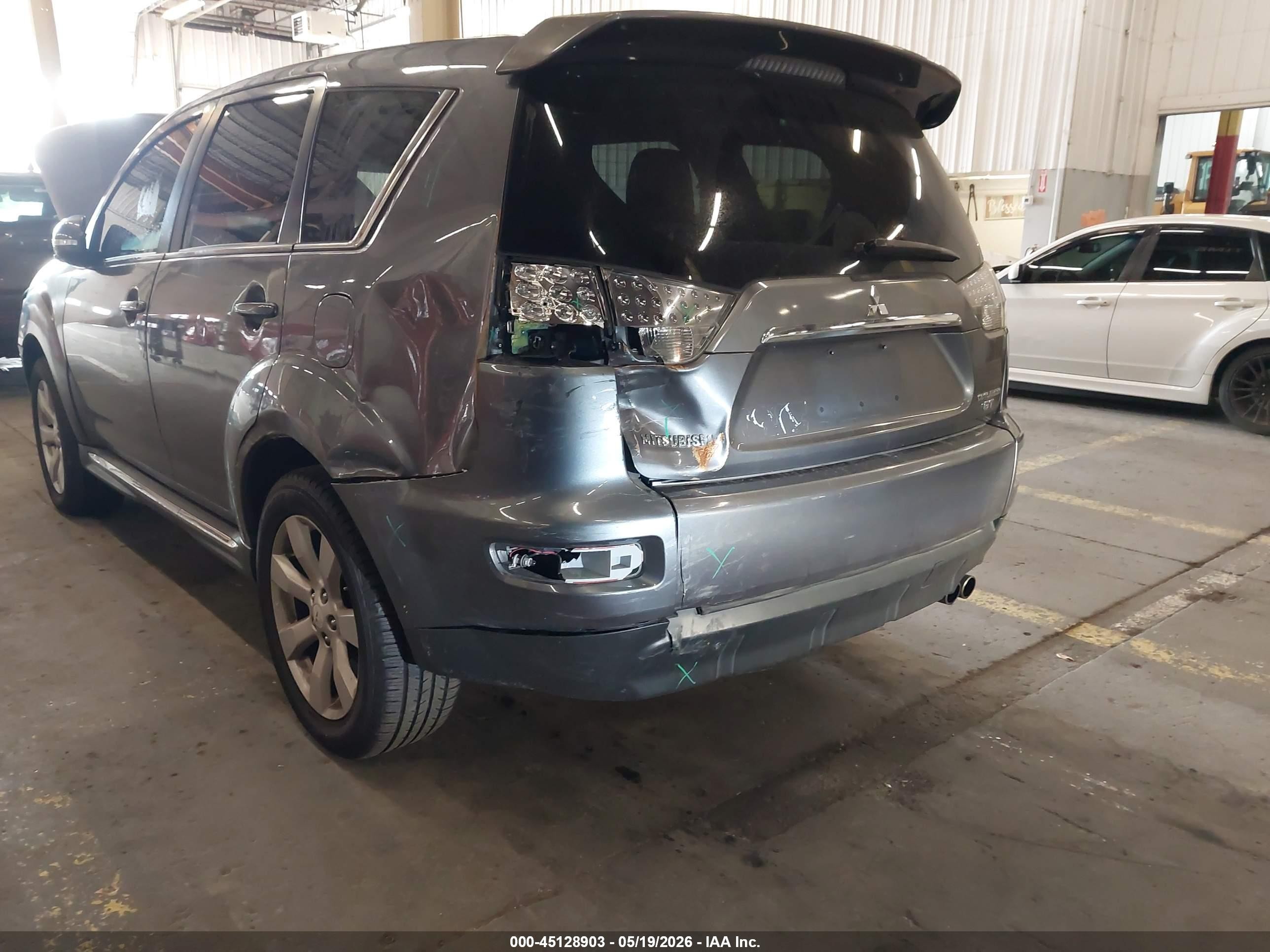 2012 Mitsubishi Outlander Gt Gray vin: JA4JT5AX5CU014052
