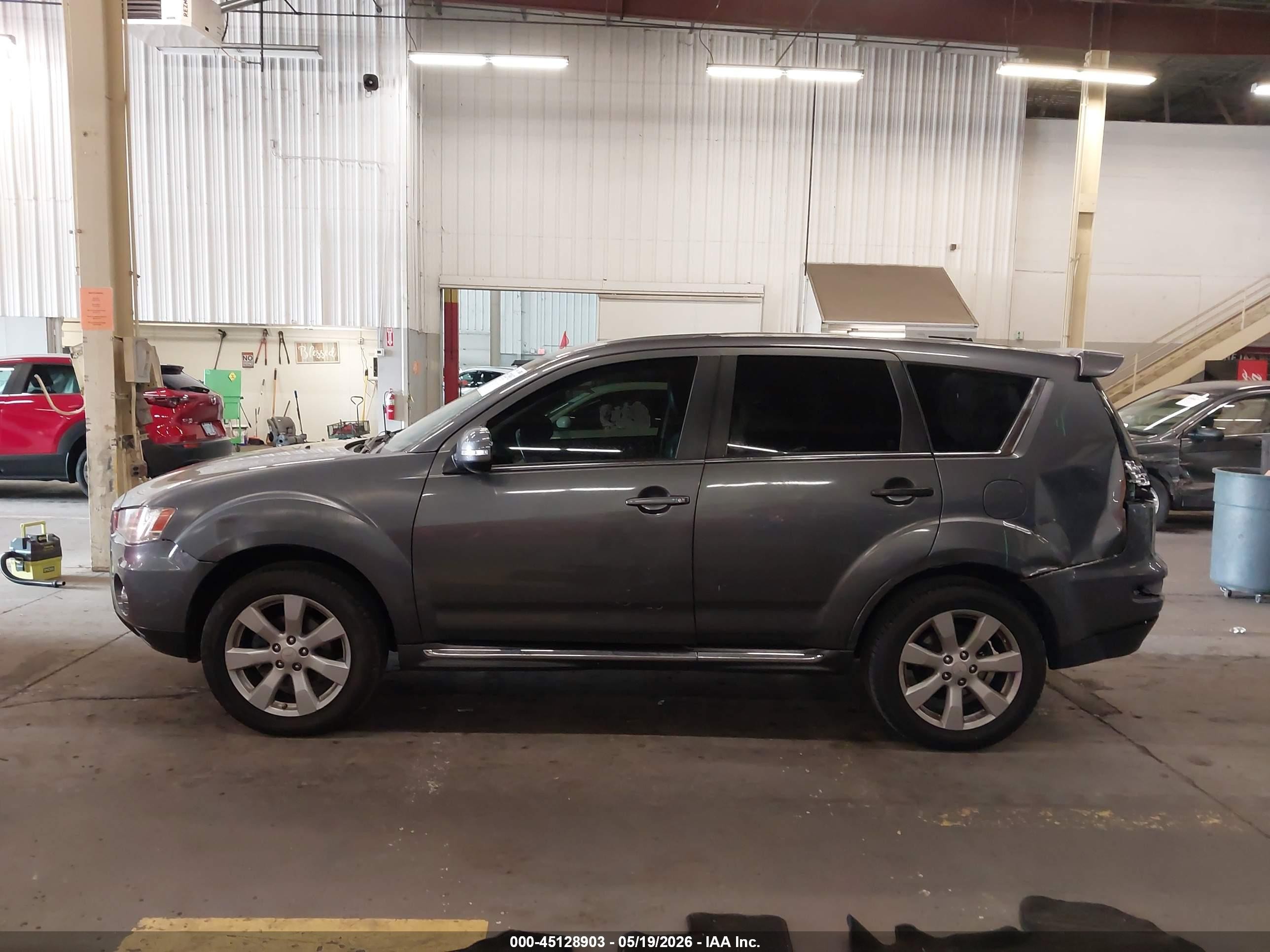 2012 Mitsubishi Outlander Gt Gray vin: JA4JT5AX5CU014052