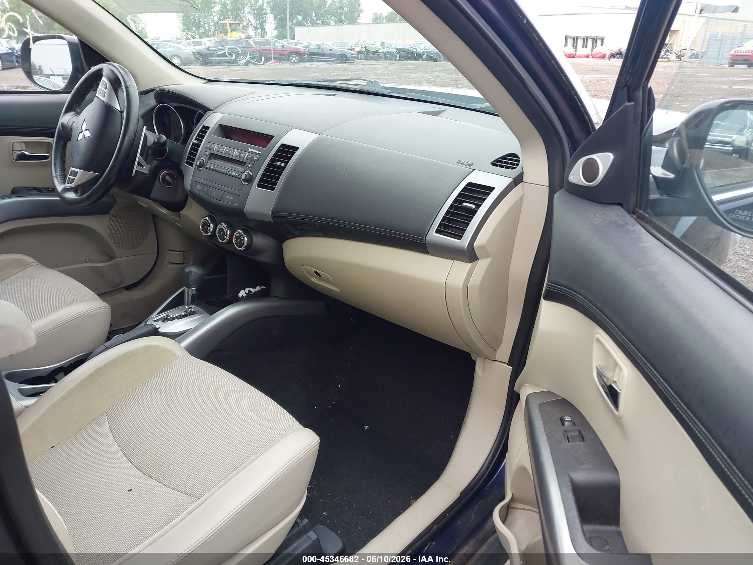 2010 Mitsubishi Outlander Gt Синий vin: JA4JT5AX6AZ012035