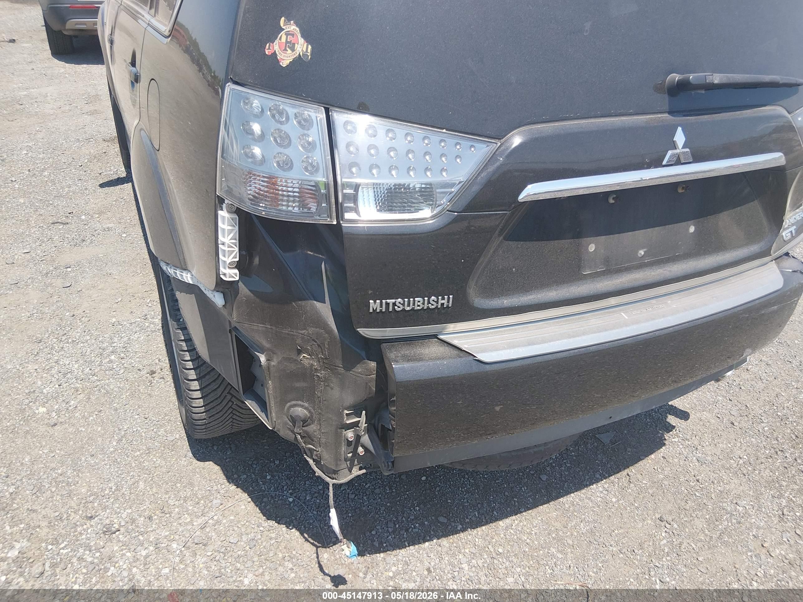 2011 Mitsubishi Outlander Gt Black vin: JA4JT5AX7BU008445
