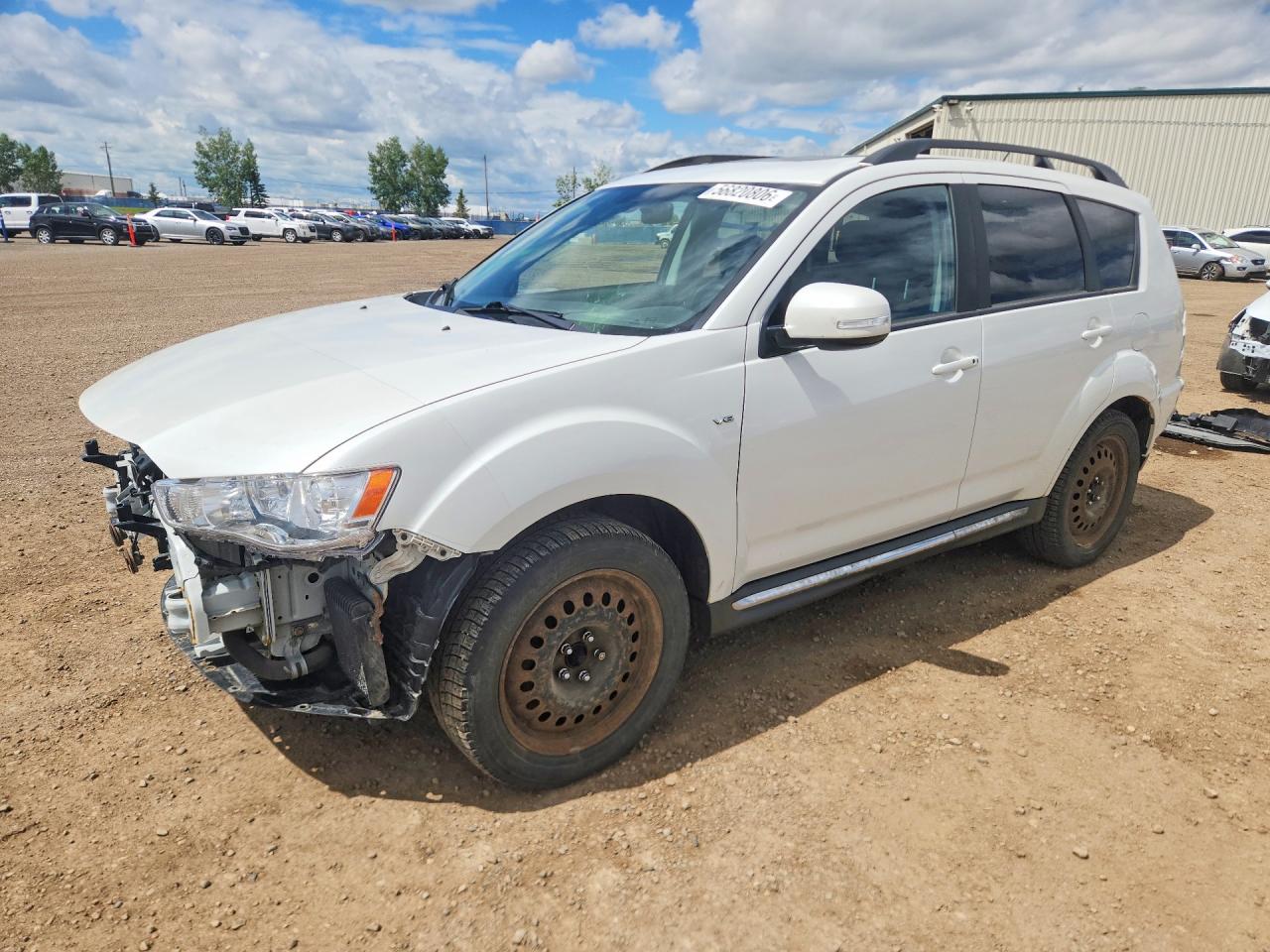 2011 Mitsubishi Outlander Gt Белый vin: JA4JT5AX7BU602887