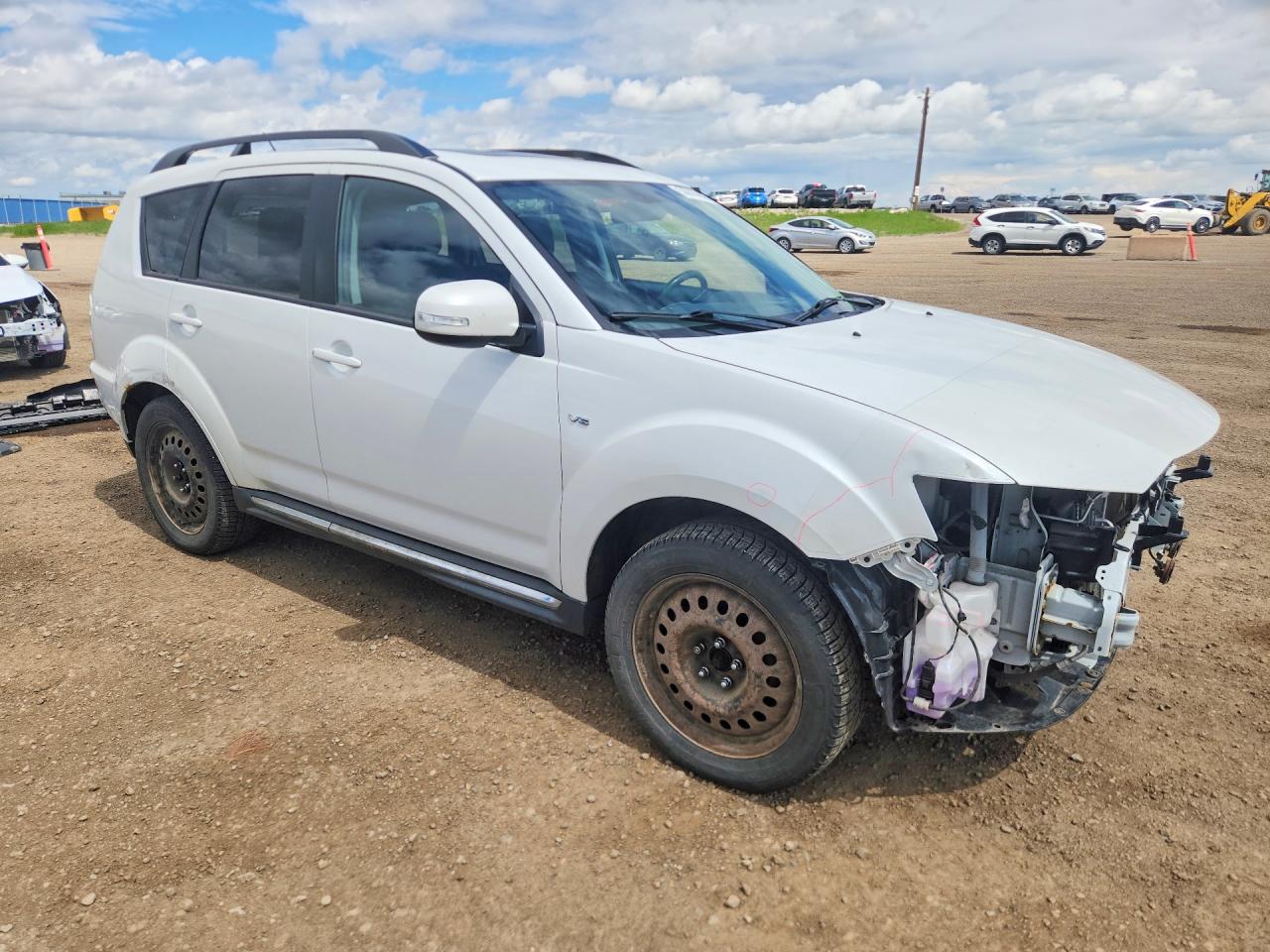 2011 Mitsubishi Outlander Gt Белый vin: JA4JT5AX7BU602887