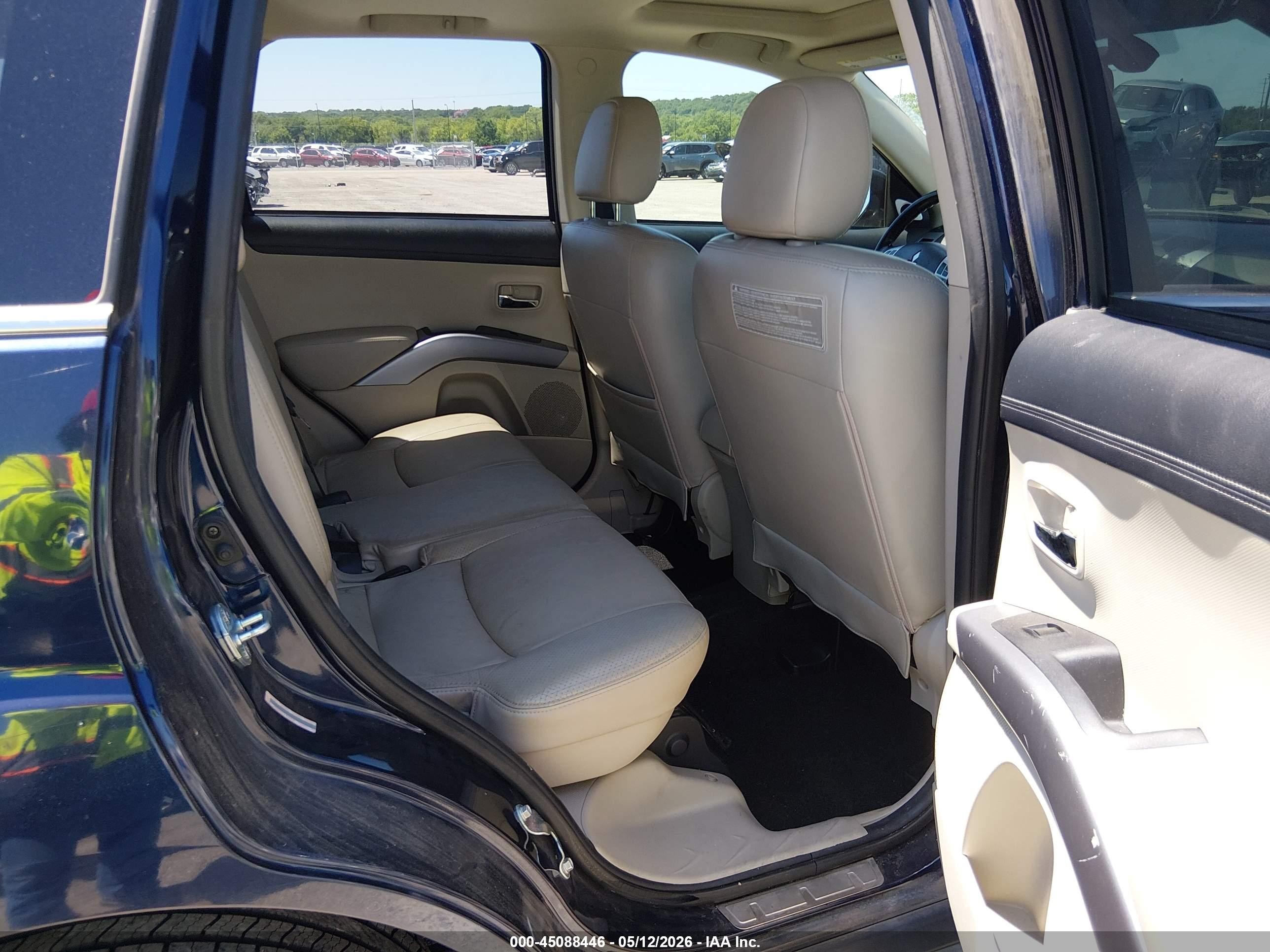 2010 Mitsubishi Outlander Gt Navy vin: JA4JT5AX9AZ008576