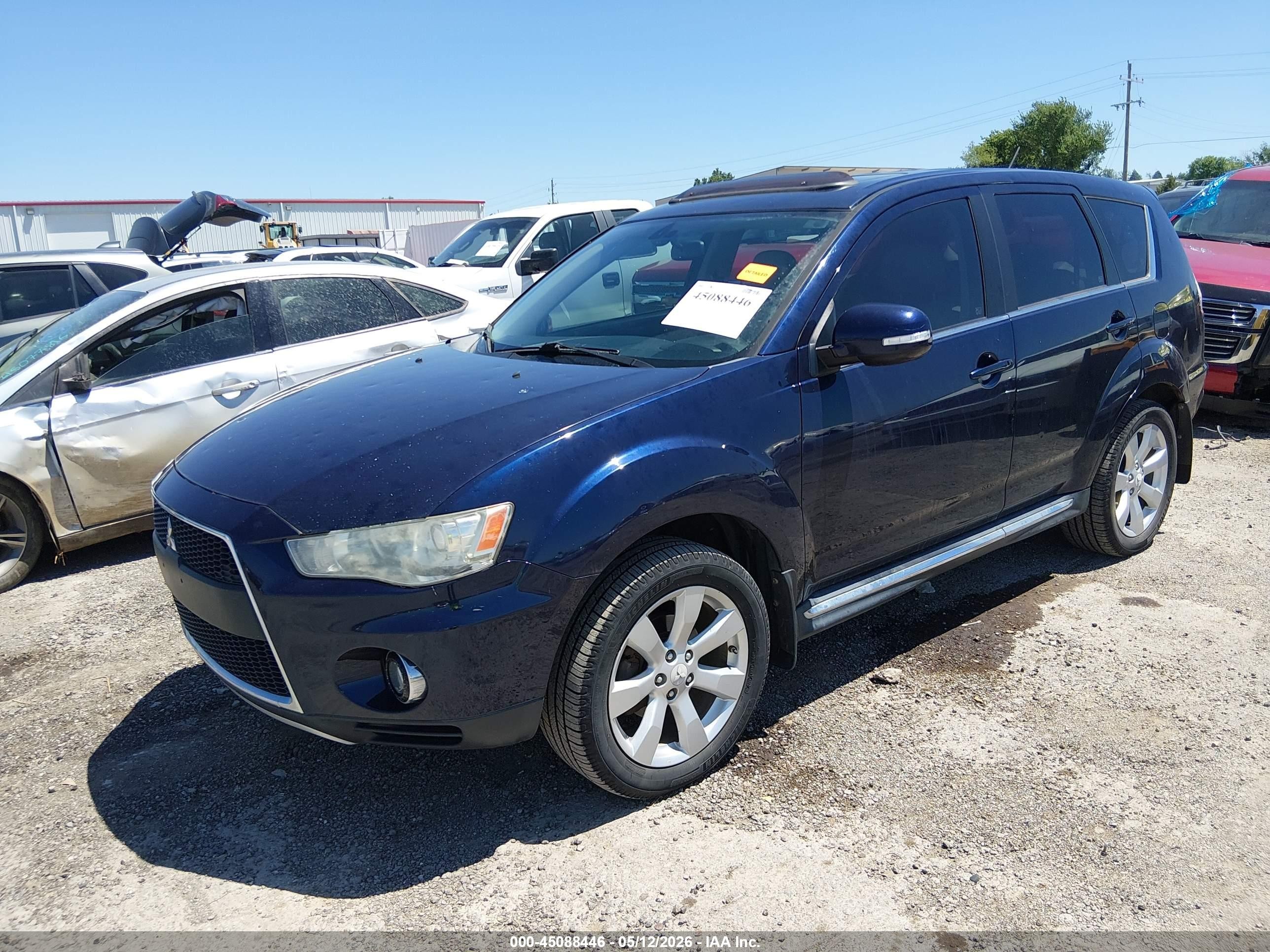2010 Mitsubishi Outlander Gt Navy vin: JA4JT5AX9AZ008576