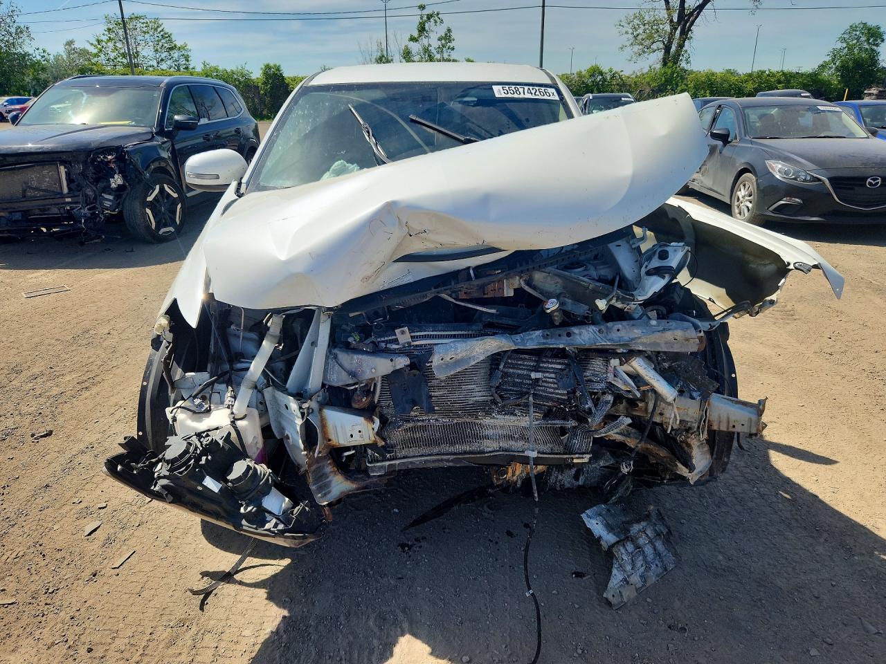 2014 Mitsubishi Outlander Se White vin: JA4JZ3AX6EZ601840