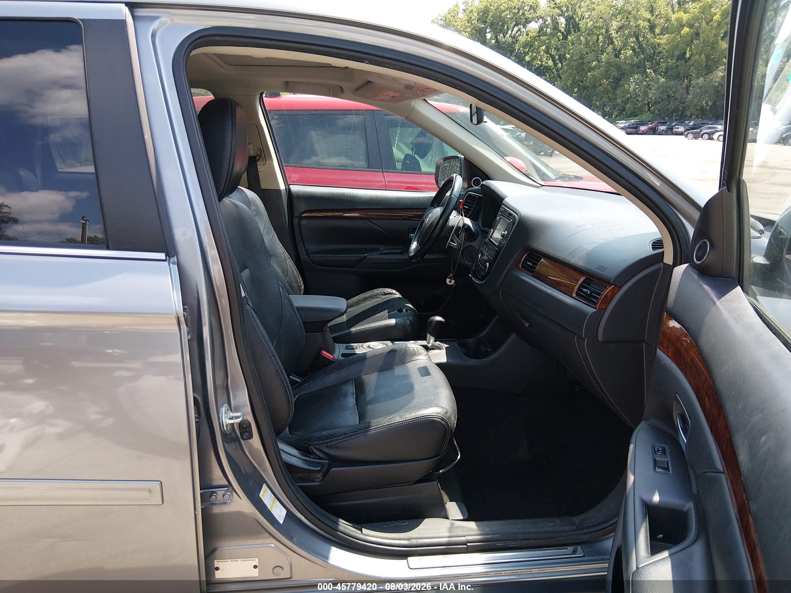 2014 Mitsubishi Outlander Gt Gray vin: JA4JZ4AX0EZ004849