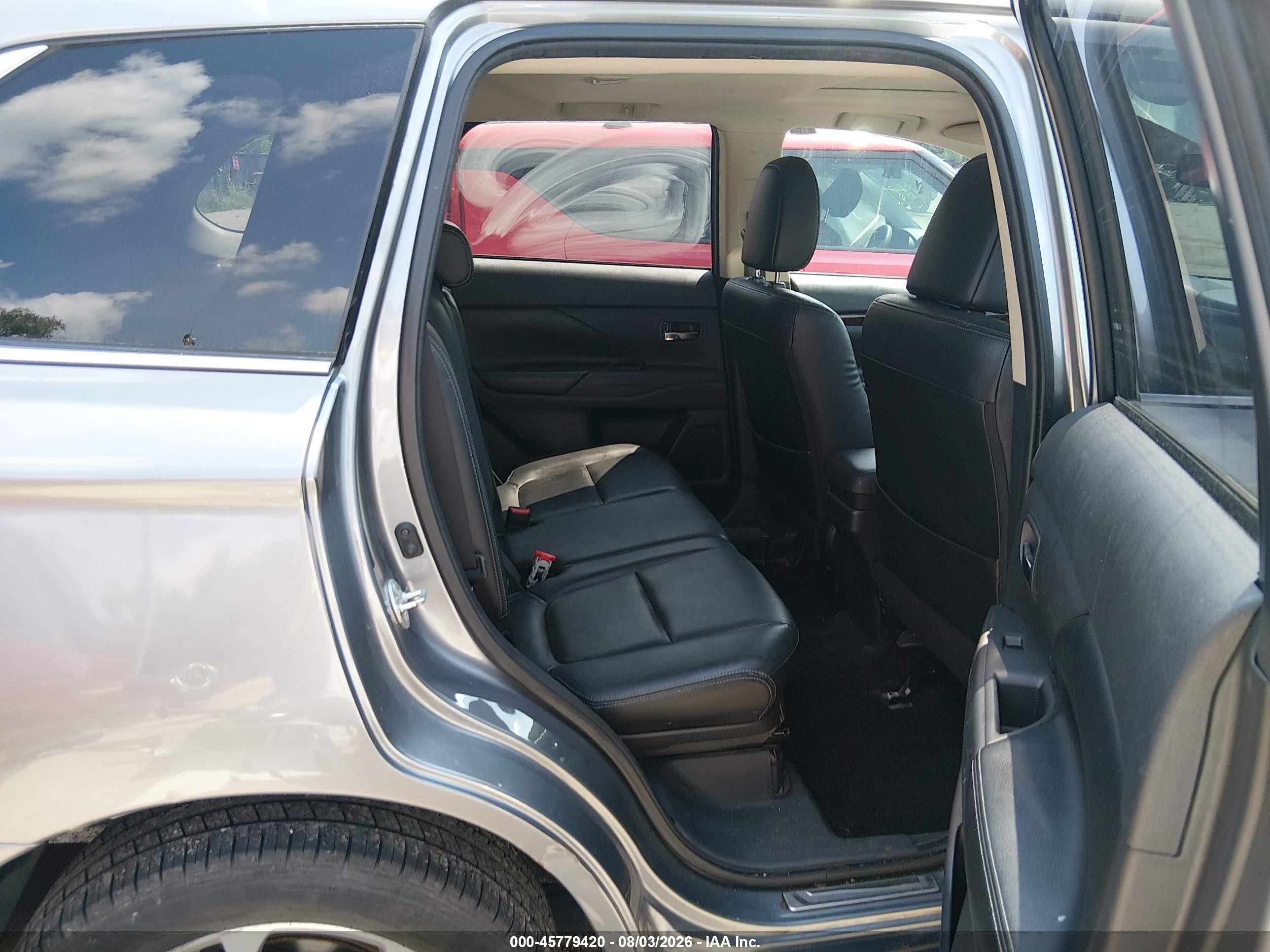 2014 Mitsubishi Outlander Gt Gray vin: JA4JZ4AX0EZ004849