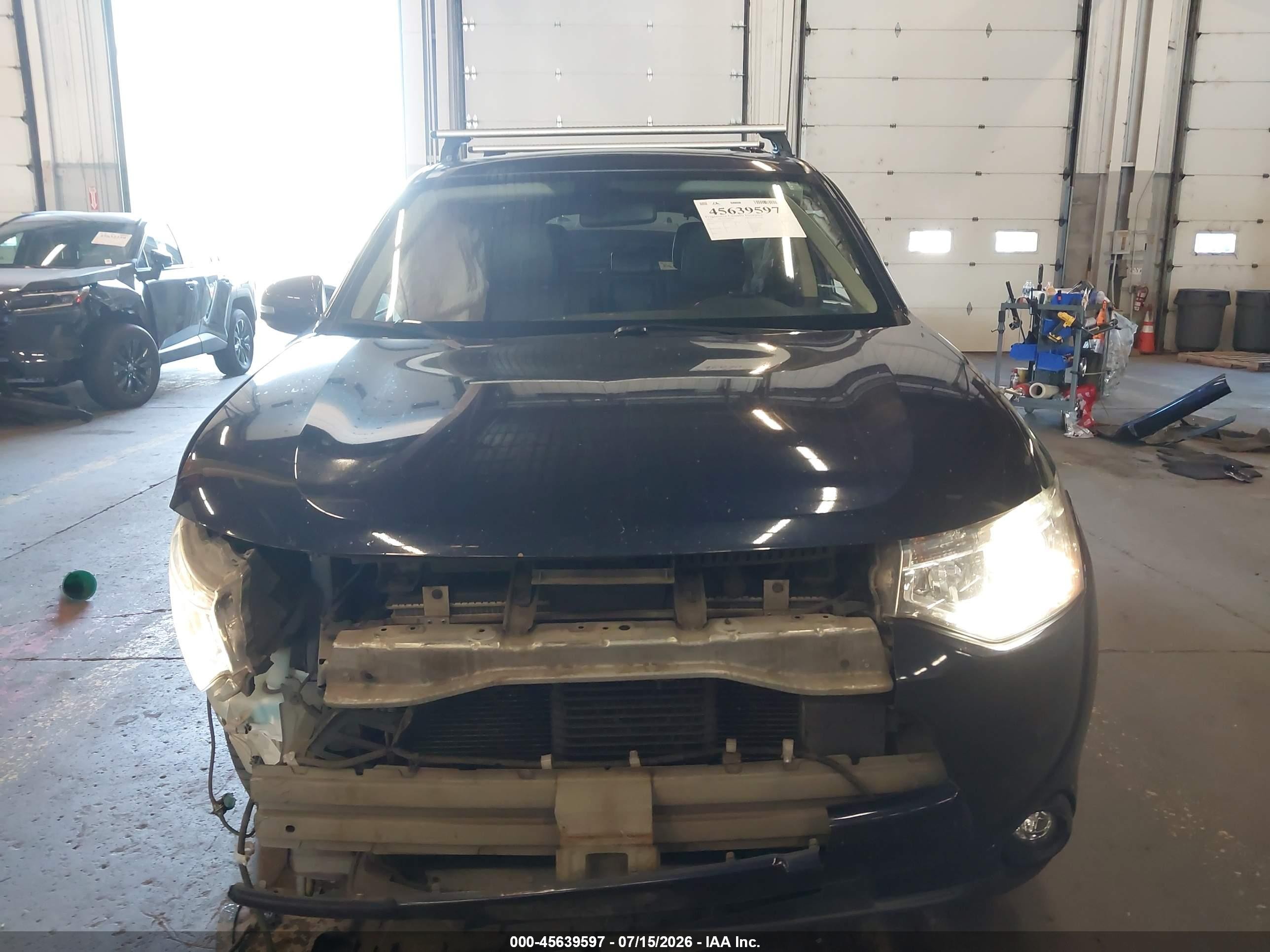 2014 Mitsubishi Outlander Gt Blue vin: JA4JZ4AX0EZ016855