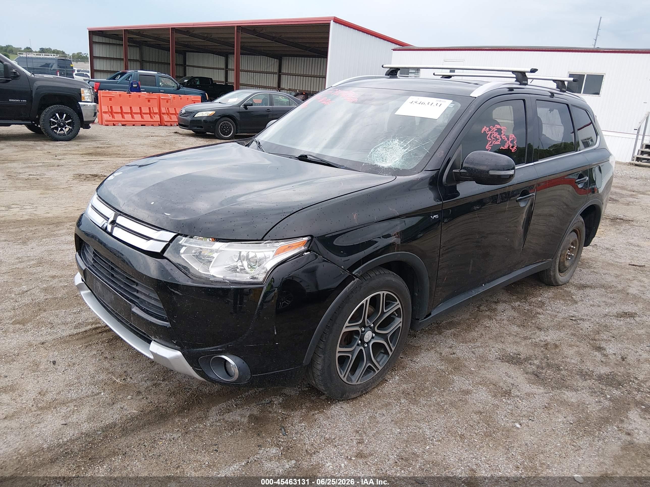 2015 Mitsubishi Outlander Gt Black vin: JA4JZ4AX0FZ005288