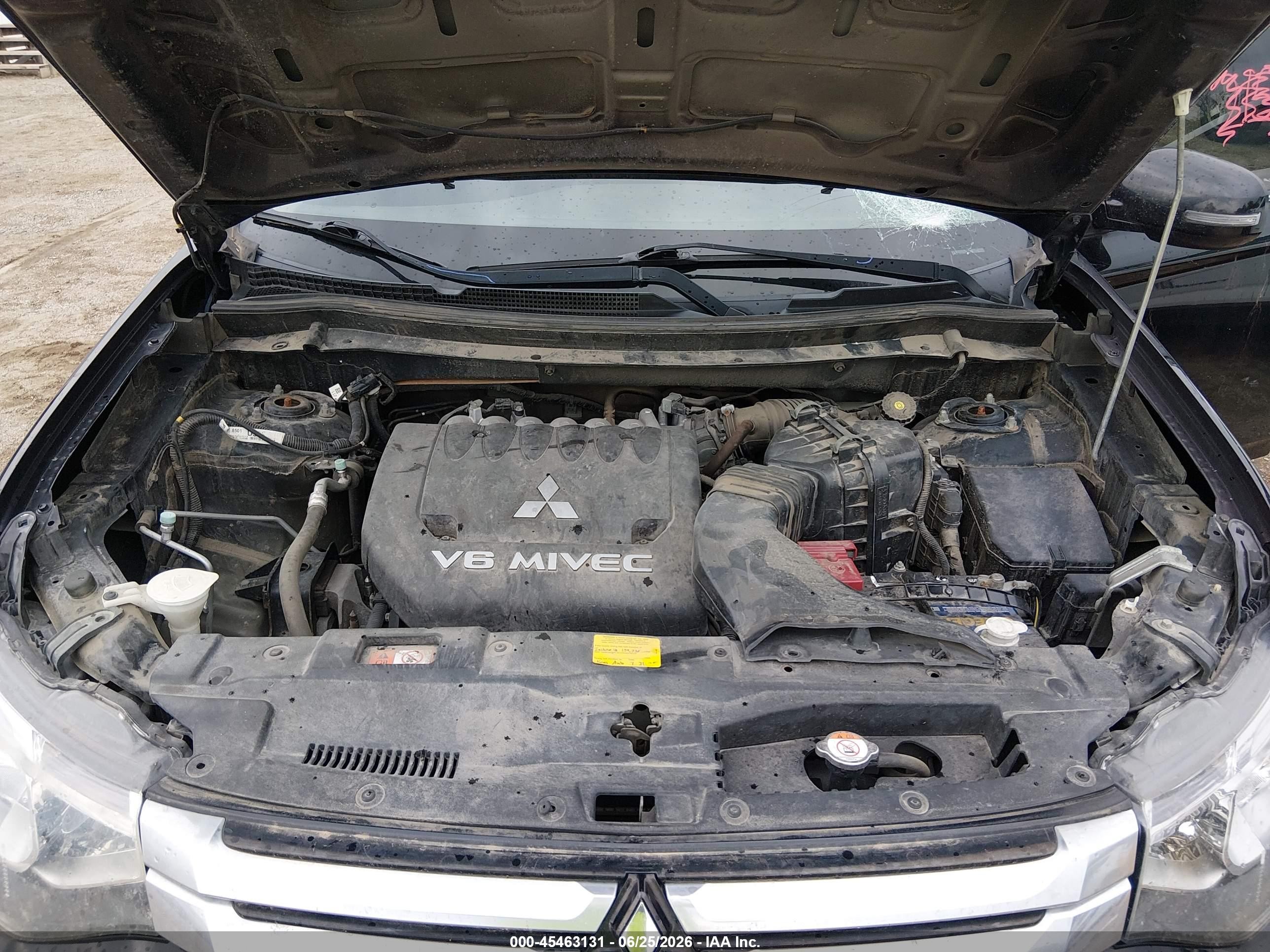 2015 Mitsubishi Outlander Gt Black vin: JA4JZ4AX0FZ005288