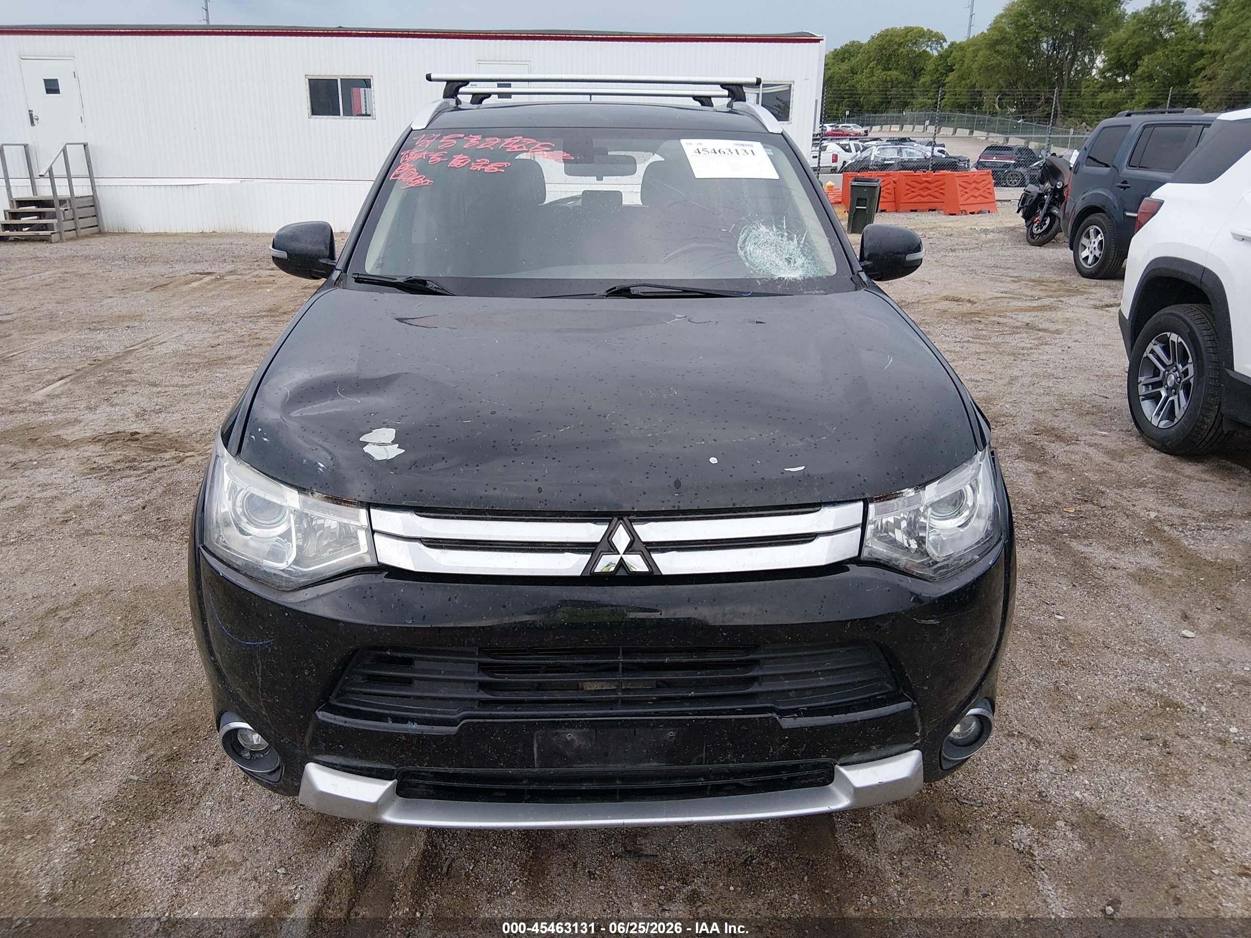 2015 Mitsubishi Outlander Gt Black vin: JA4JZ4AX0FZ005288