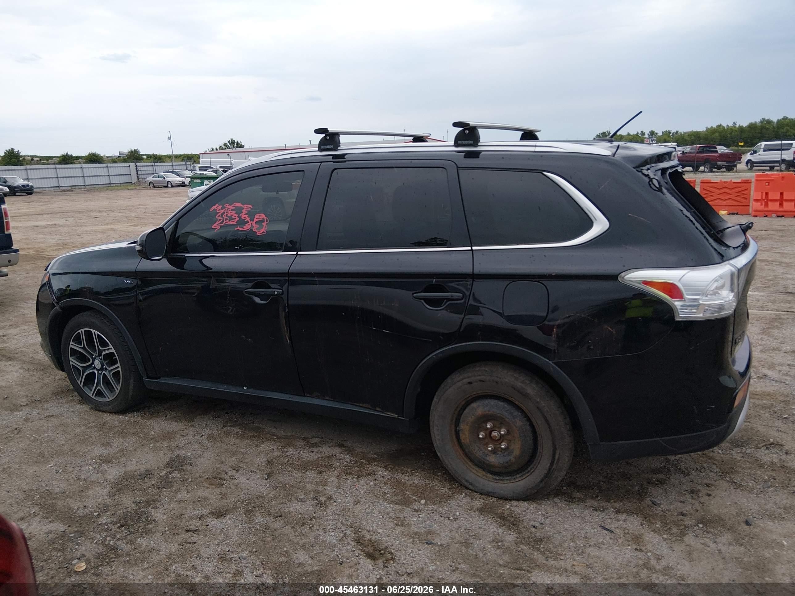 2015 Mitsubishi Outlander Gt Black vin: JA4JZ4AX0FZ005288