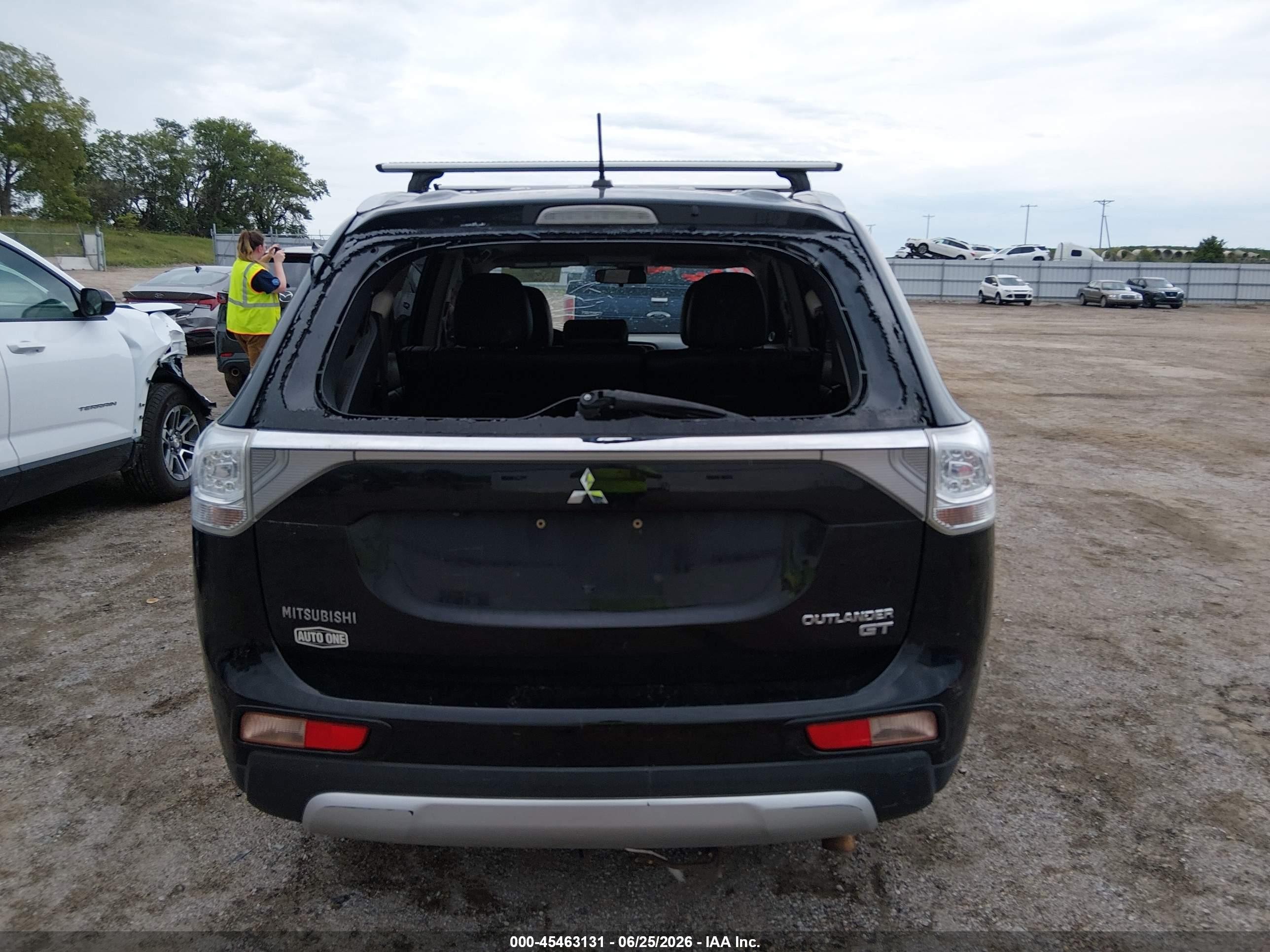 2015 Mitsubishi Outlander Gt Black vin: JA4JZ4AX0FZ005288
