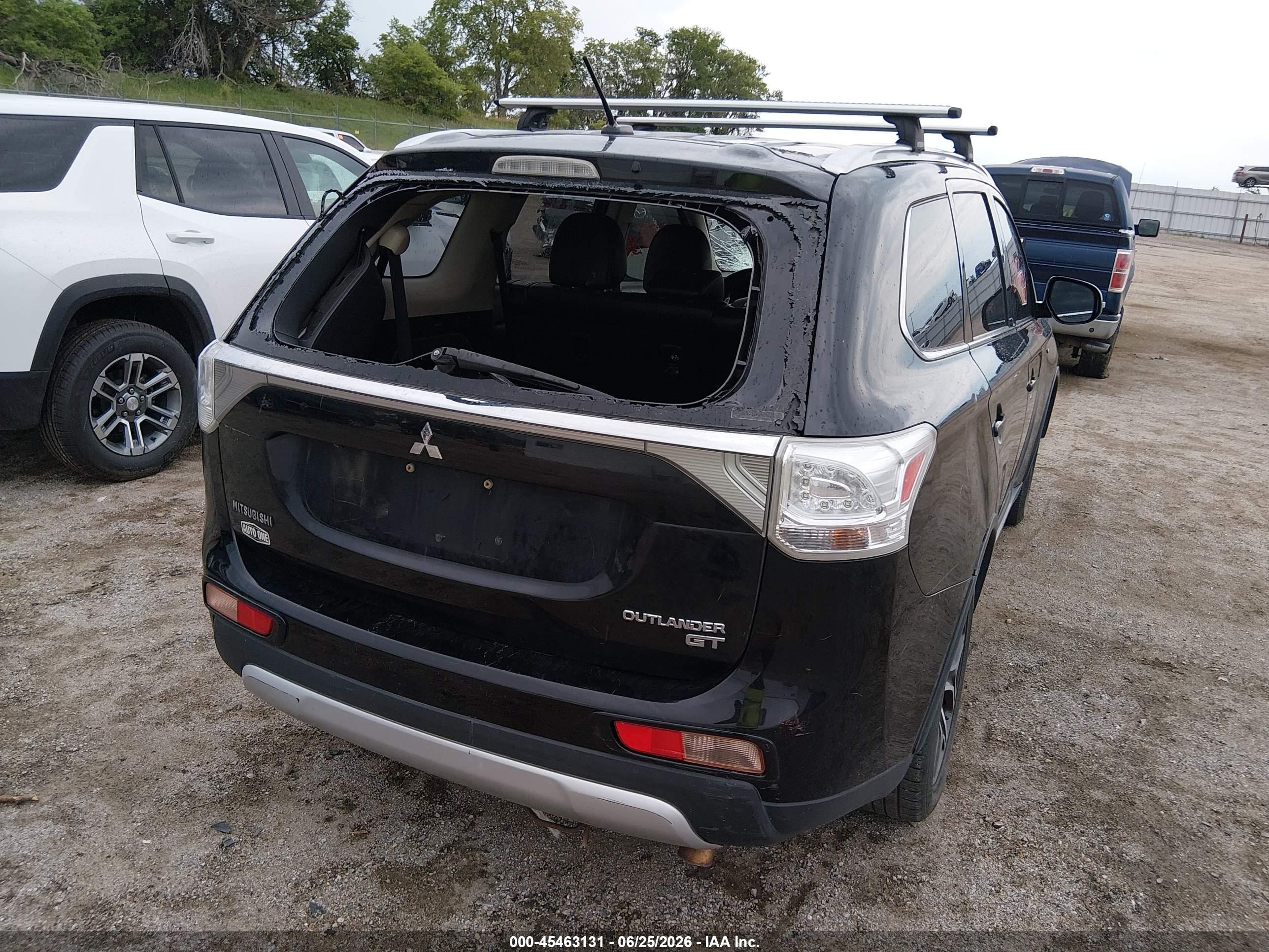 2015 Mitsubishi Outlander Gt Black vin: JA4JZ4AX0FZ005288