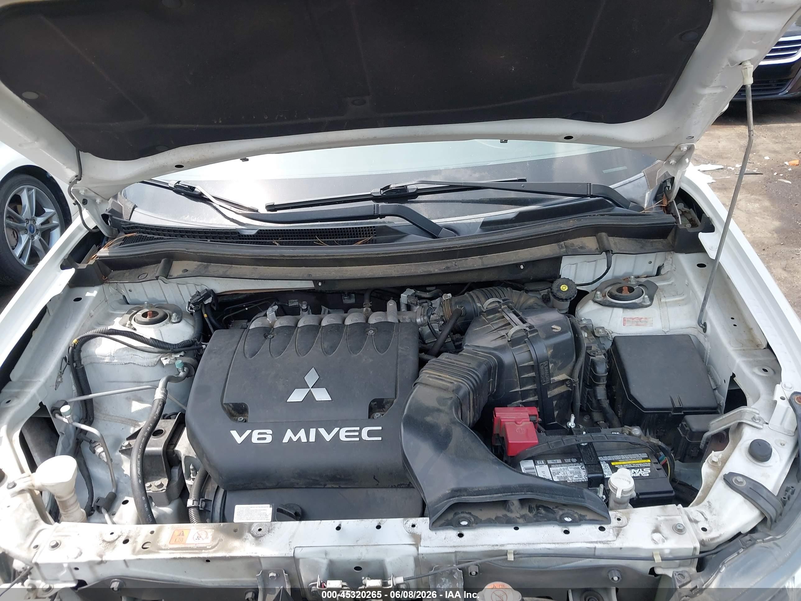 2015 Mitsubishi Outlander Gt White vin: JA4JZ4AX1FZ007065