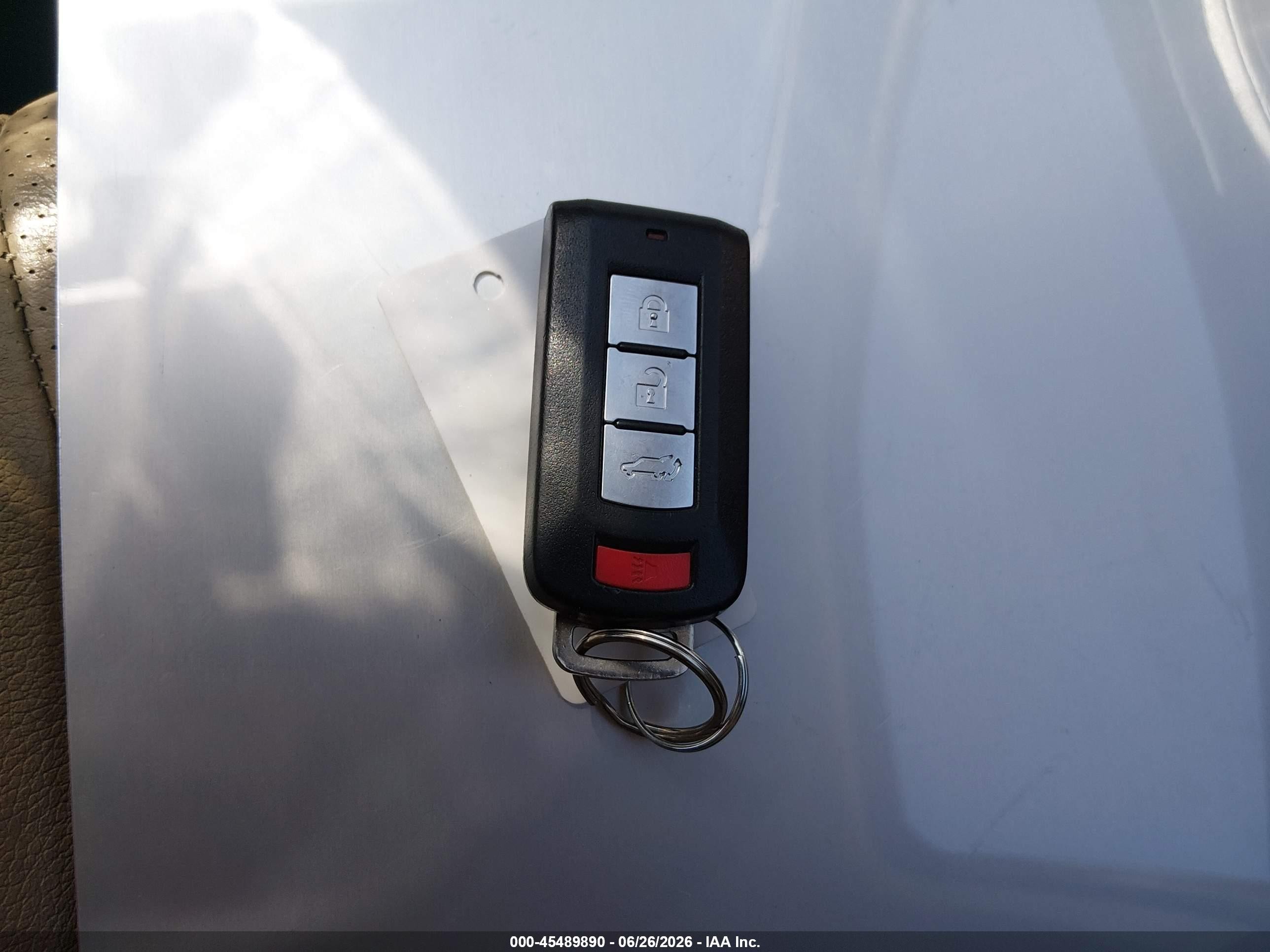 2014 Mitsubishi Outlander Gt White vin: JA4JZ4AX3EZ001766