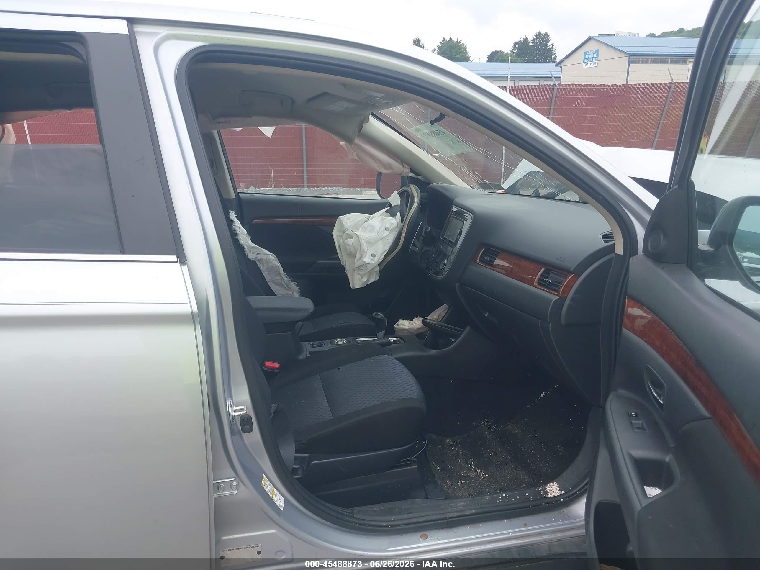 2014 Mitsubishi Outlander Gt Silver vin: JA4JZ4AX6EZ006945