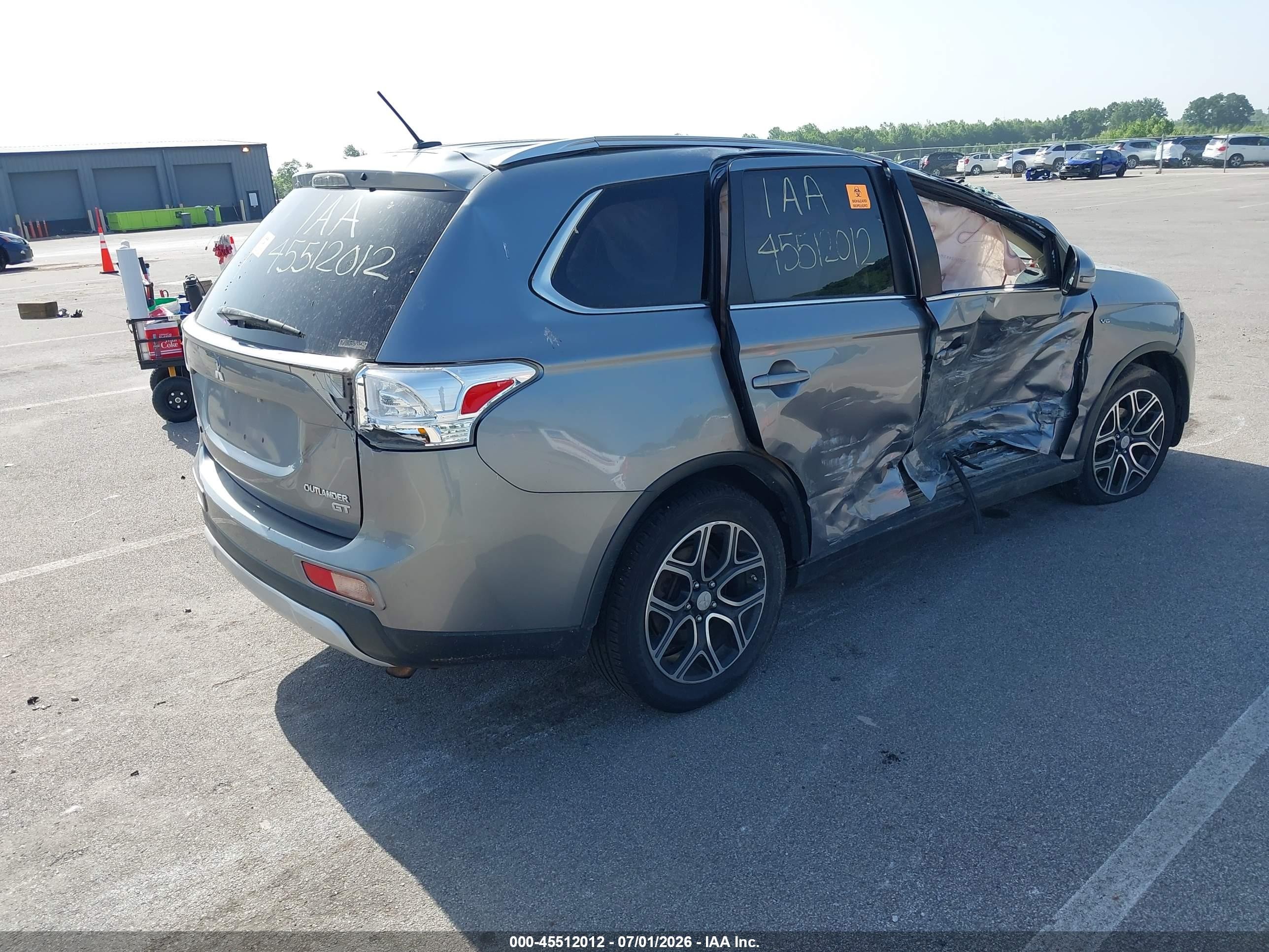 2015 Mitsubishi Outlander Gt Blue vin: JA4JZ4AX6FZ007580