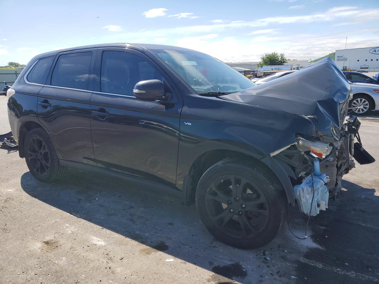 2014 Mitsubishi Outlander Gt Black vin: JA4JZ4AX7EZ017436