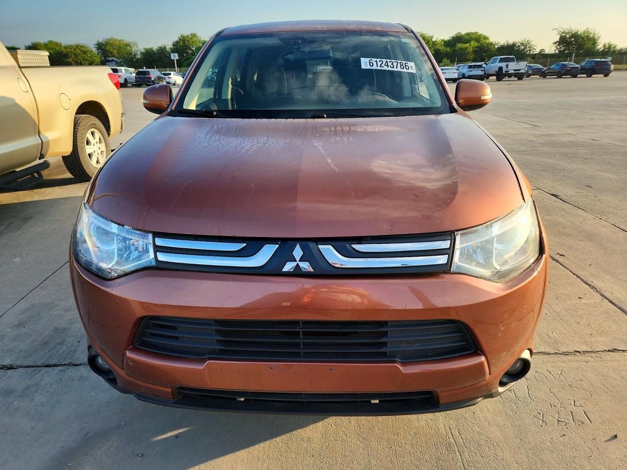 2014 Mitsubishi Outlander Gt Orange vin: JA4JZ4AX8EZ018787