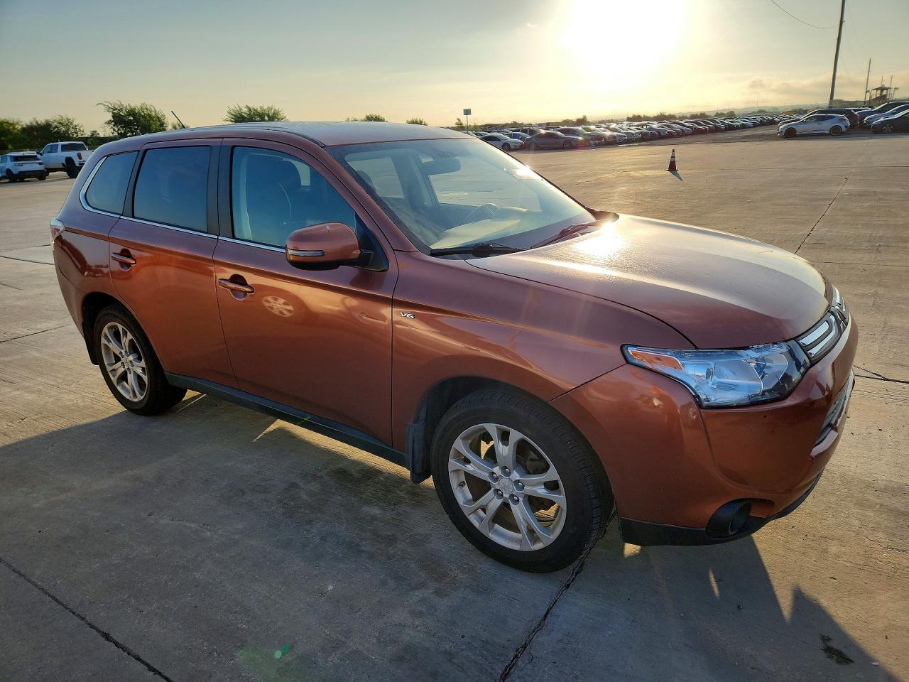 2014 Mitsubishi Outlander Gt Orange vin: JA4JZ4AX8EZ018787