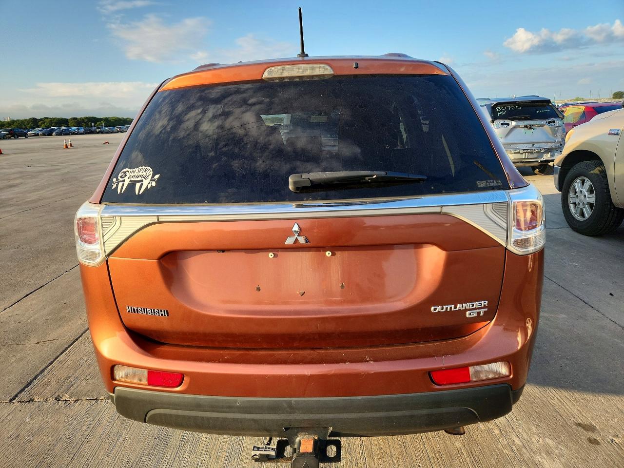 2014 Mitsubishi Outlander Gt Orange vin: JA4JZ4AX8EZ018787