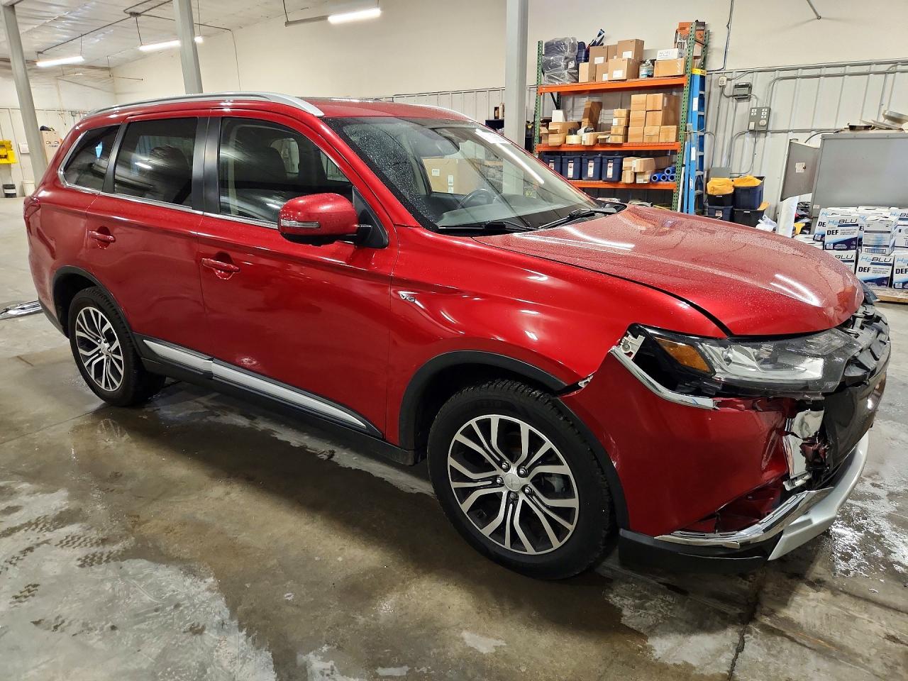 2018 Mitsubishi Outlander Gt Красный vin: JA4JZ4AX8JZ064856