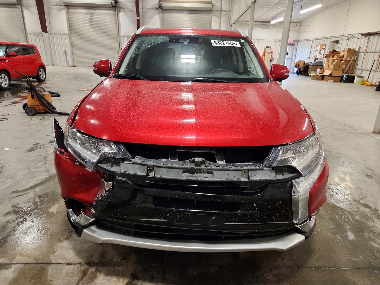 2018 Mitsubishi Outlander Gt Красный vin: JA4JZ4AX8JZ064856