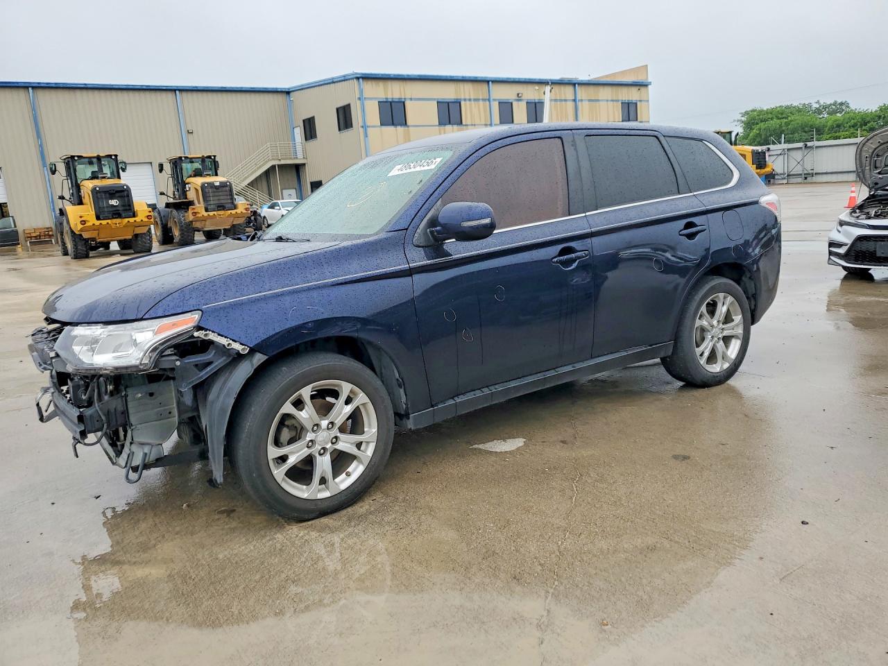 2014 Mitsubishi Outlander Gt Blue vin: JA4JZ4AX9EZ001867