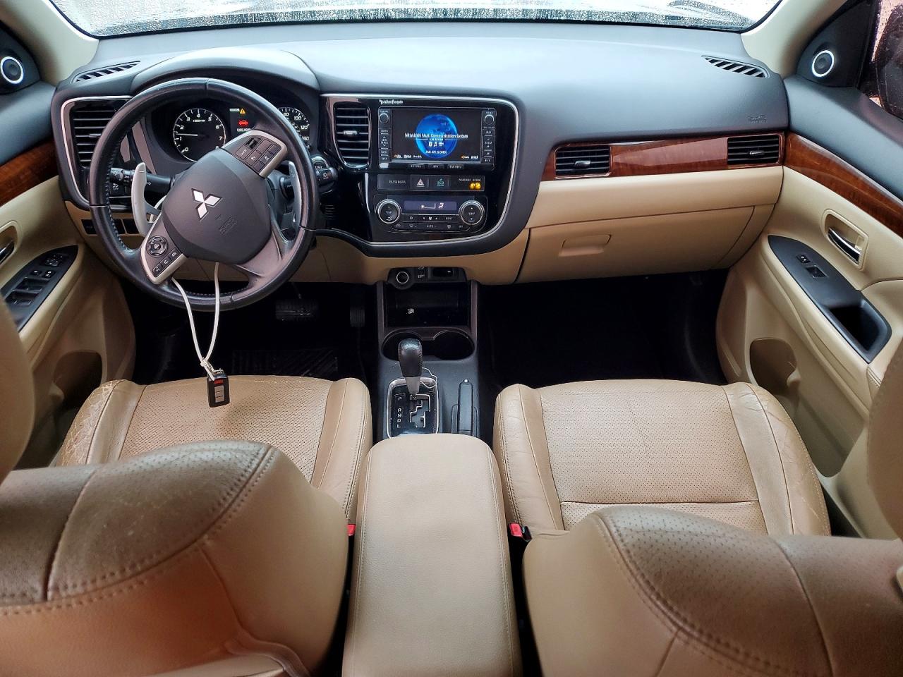2014 Mitsubishi Outlander Gt Blue vin: JA4JZ4AX9EZ001867