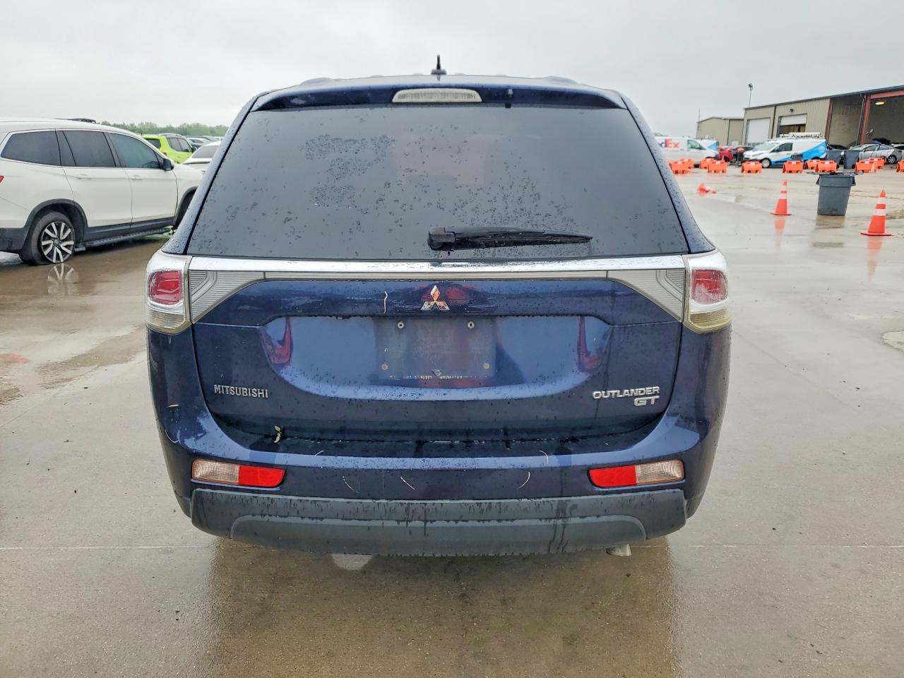 2014 Mitsubishi Outlander Gt Blue vin: JA4JZ4AX9EZ001867