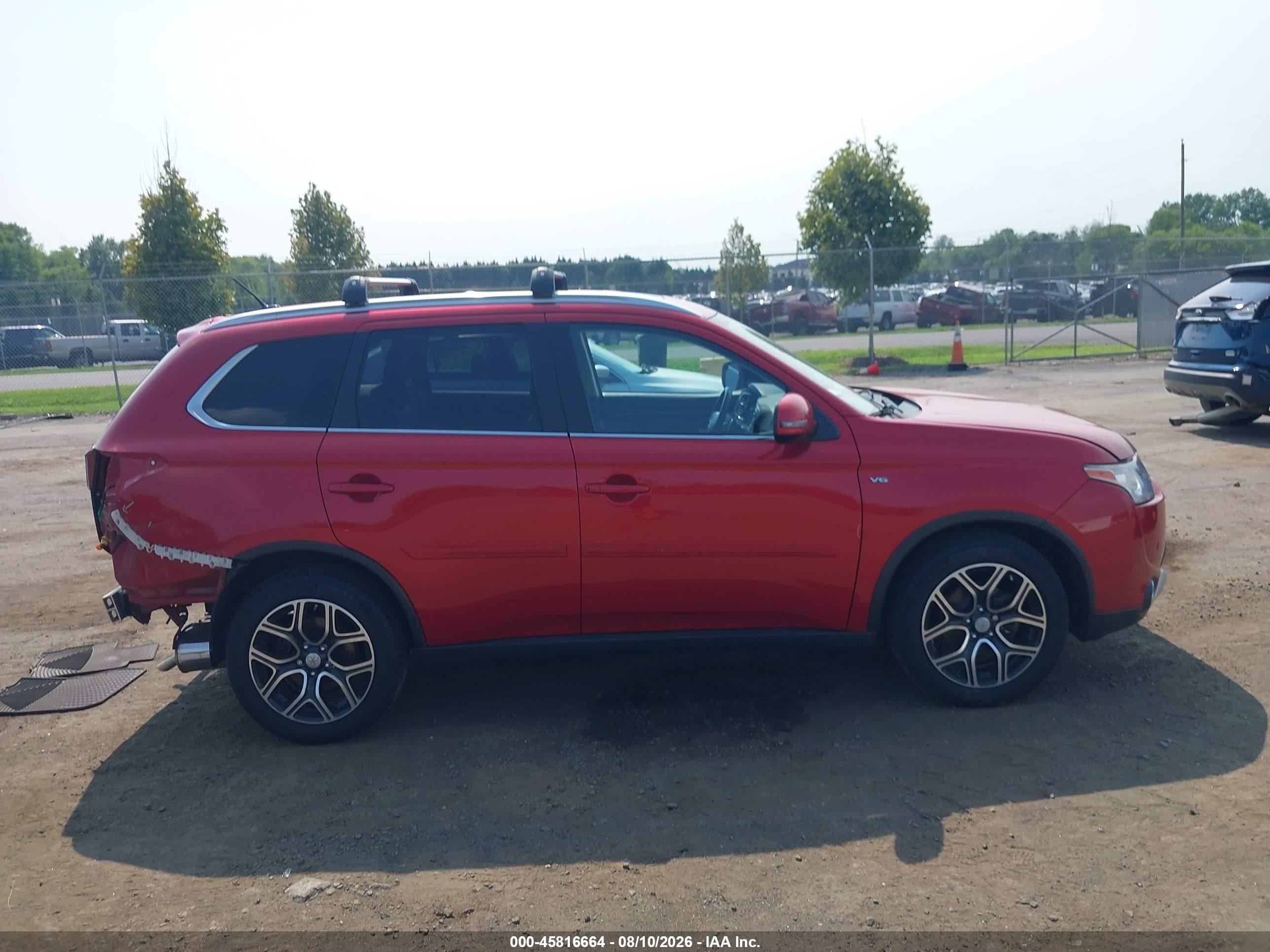 2015 Mitsubishi Outlander Gt Red vin: JA4JZ4AX9FZ006178