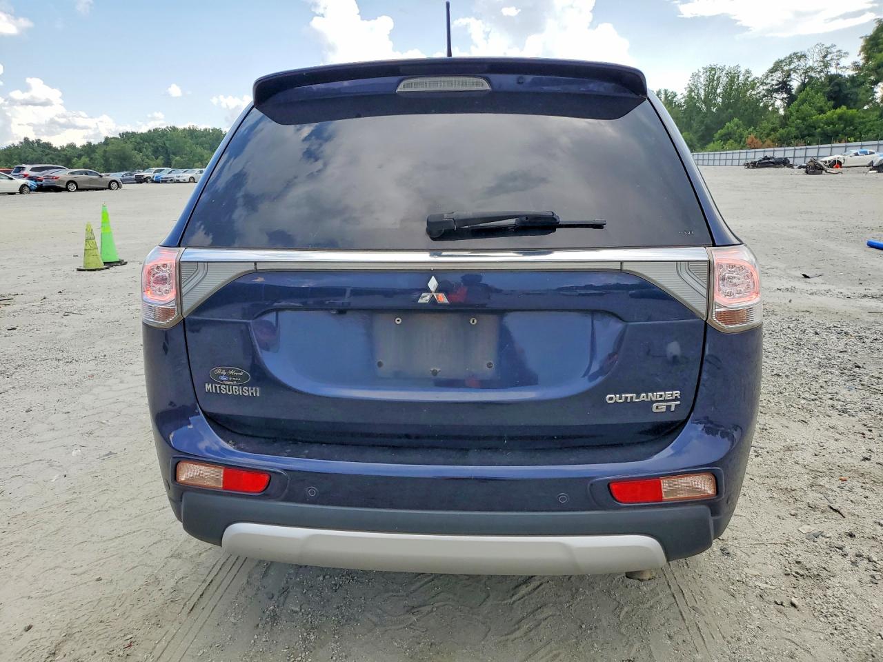 2015 Mitsubishi Outlander Gt Blue vin: JA4JZ4AXXFZ013723