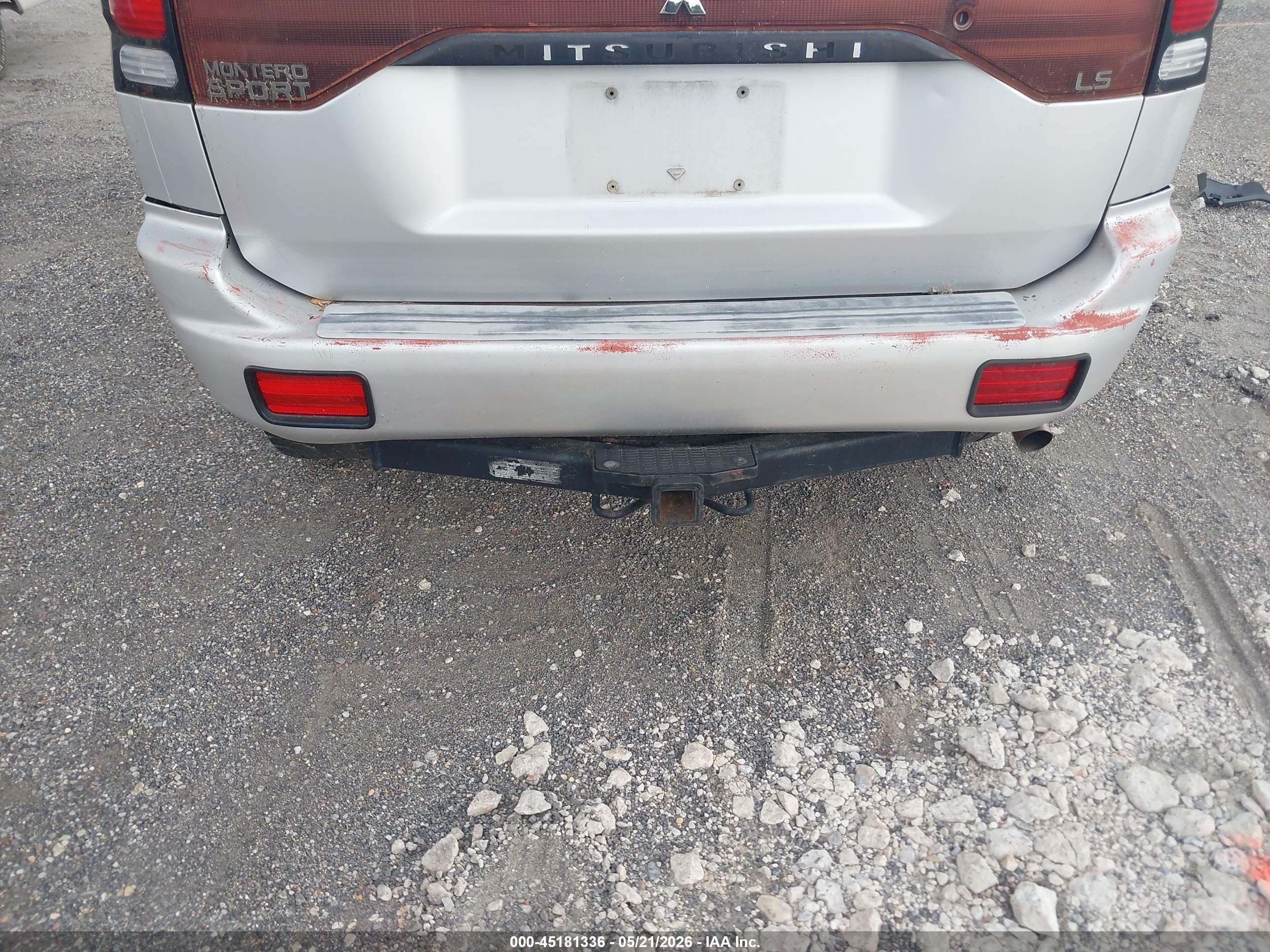 2002 Mitsubishi Montero Sport Es/ls Серебряный vin: JA4LS21H12J004251