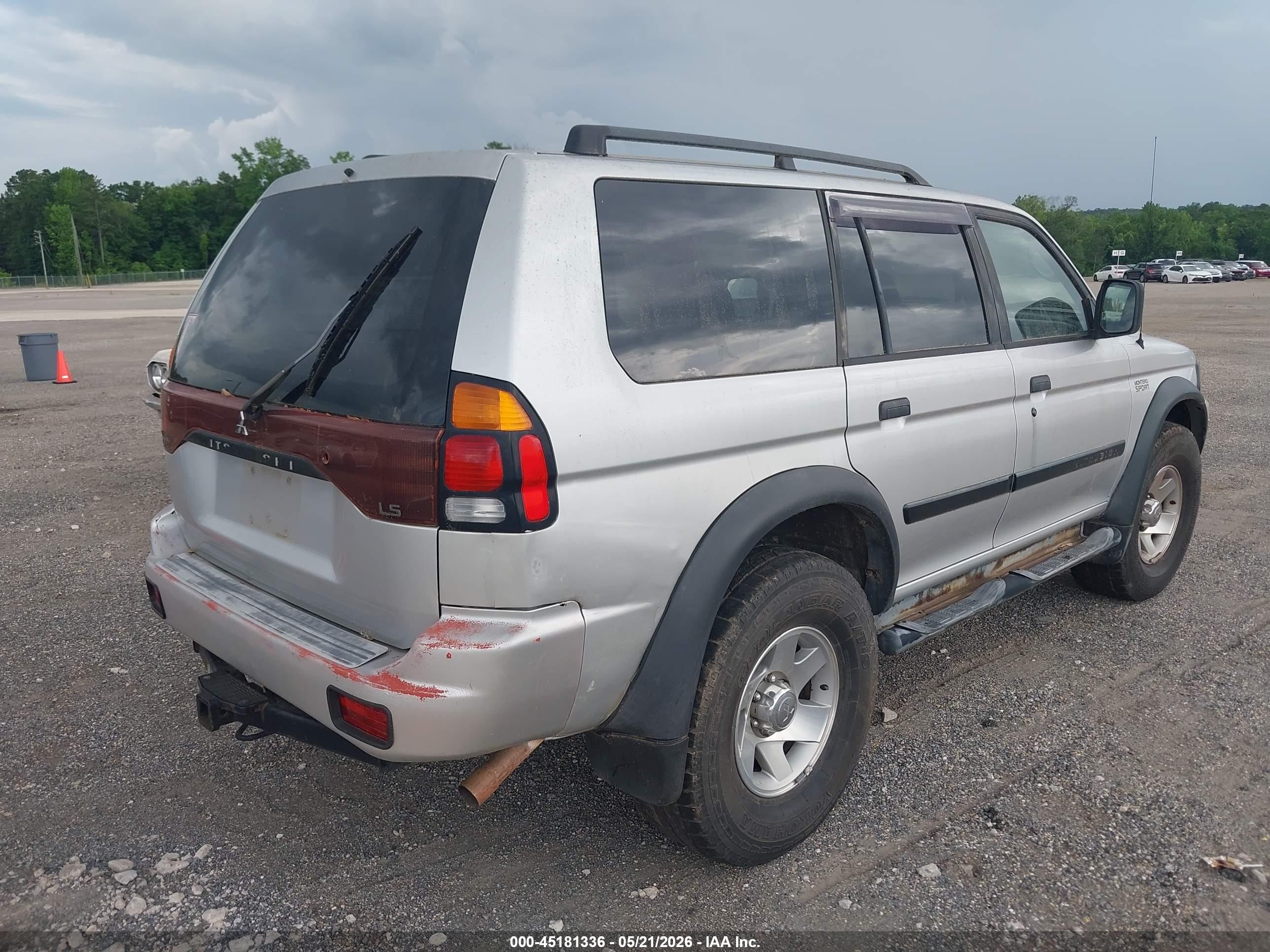 2002 Mitsubishi Montero Sport Es/ls Серебряный vin: JA4LS21H12J004251