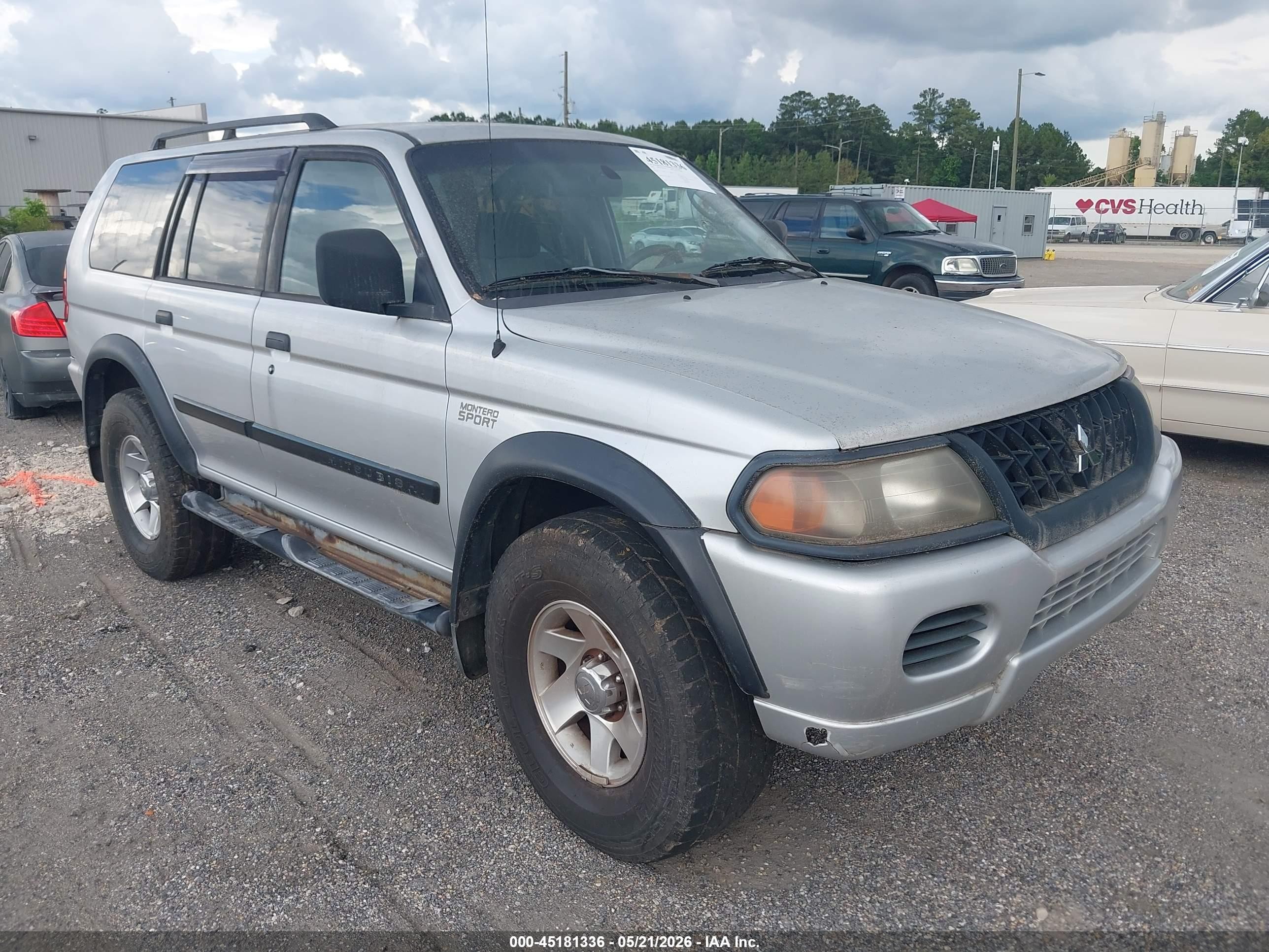 2002 Mitsubishi Montero Sport Es/ls Серебряный vin: JA4LS21H12J004251