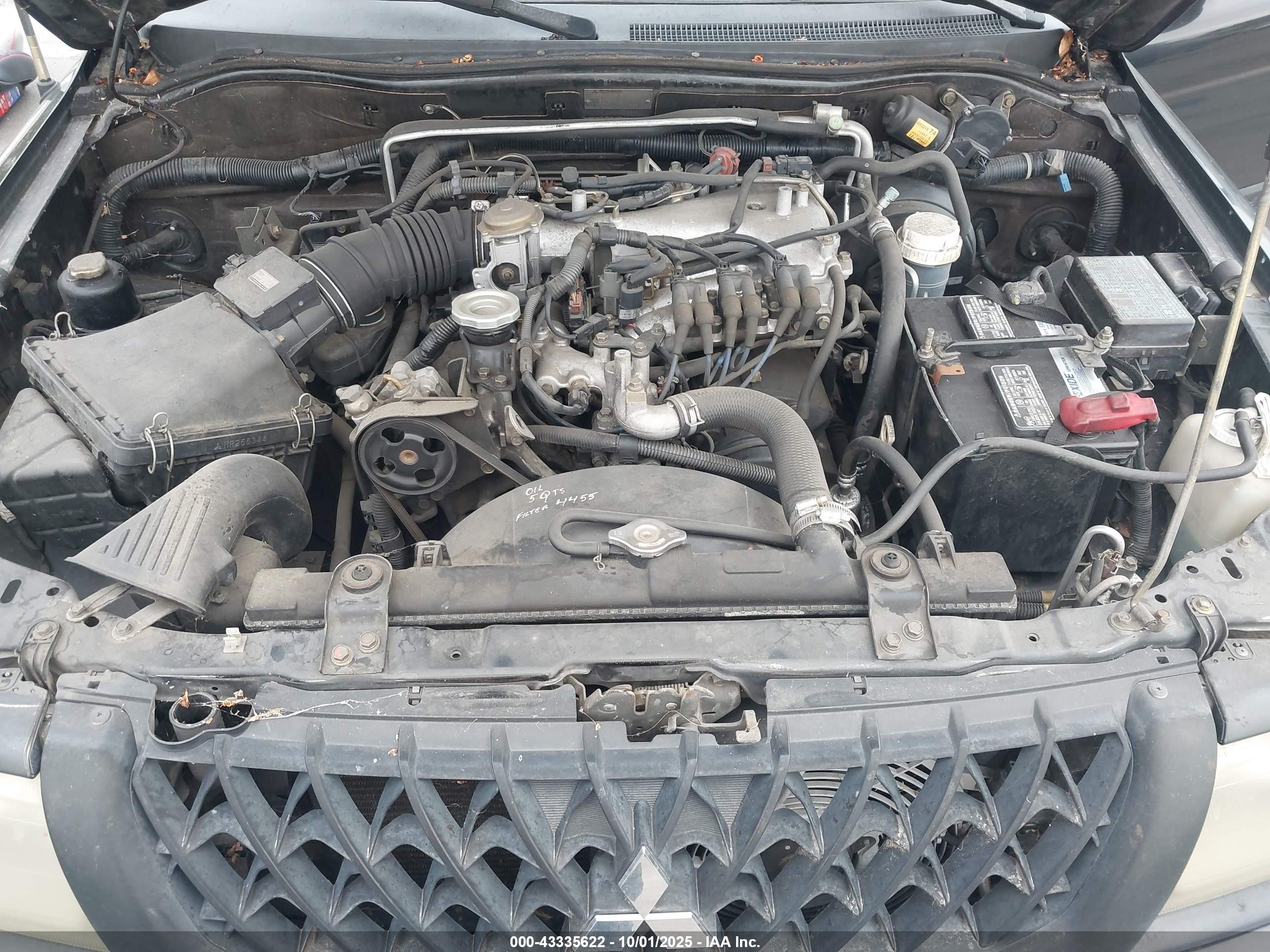 2002 Mitsubishi Montero Sport Es/ls Black vin: JA4LS21H12J038402