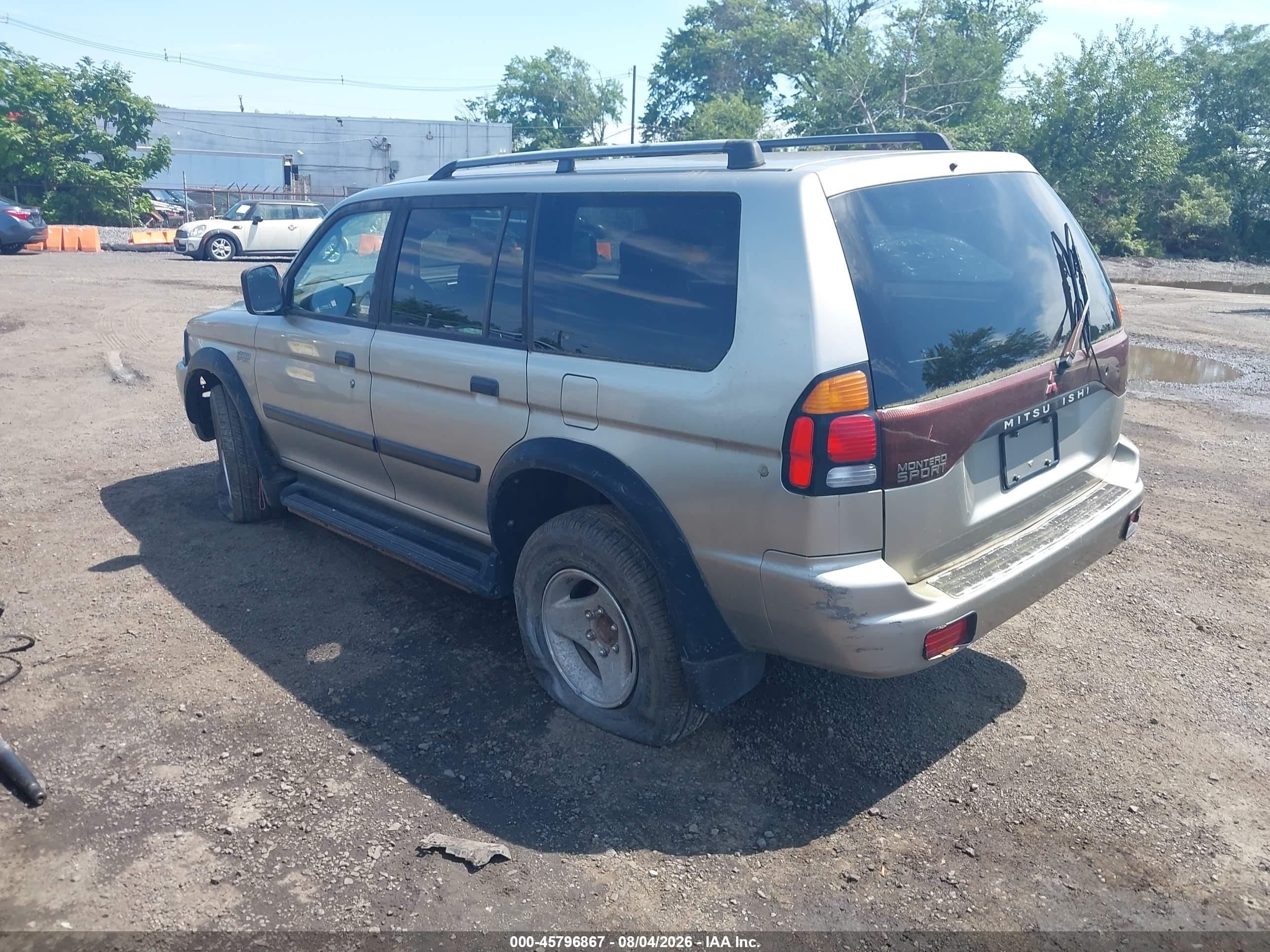 2001 Mitsubishi Montero Sport Es/ls Beige vin: JA4LS21H31P041104