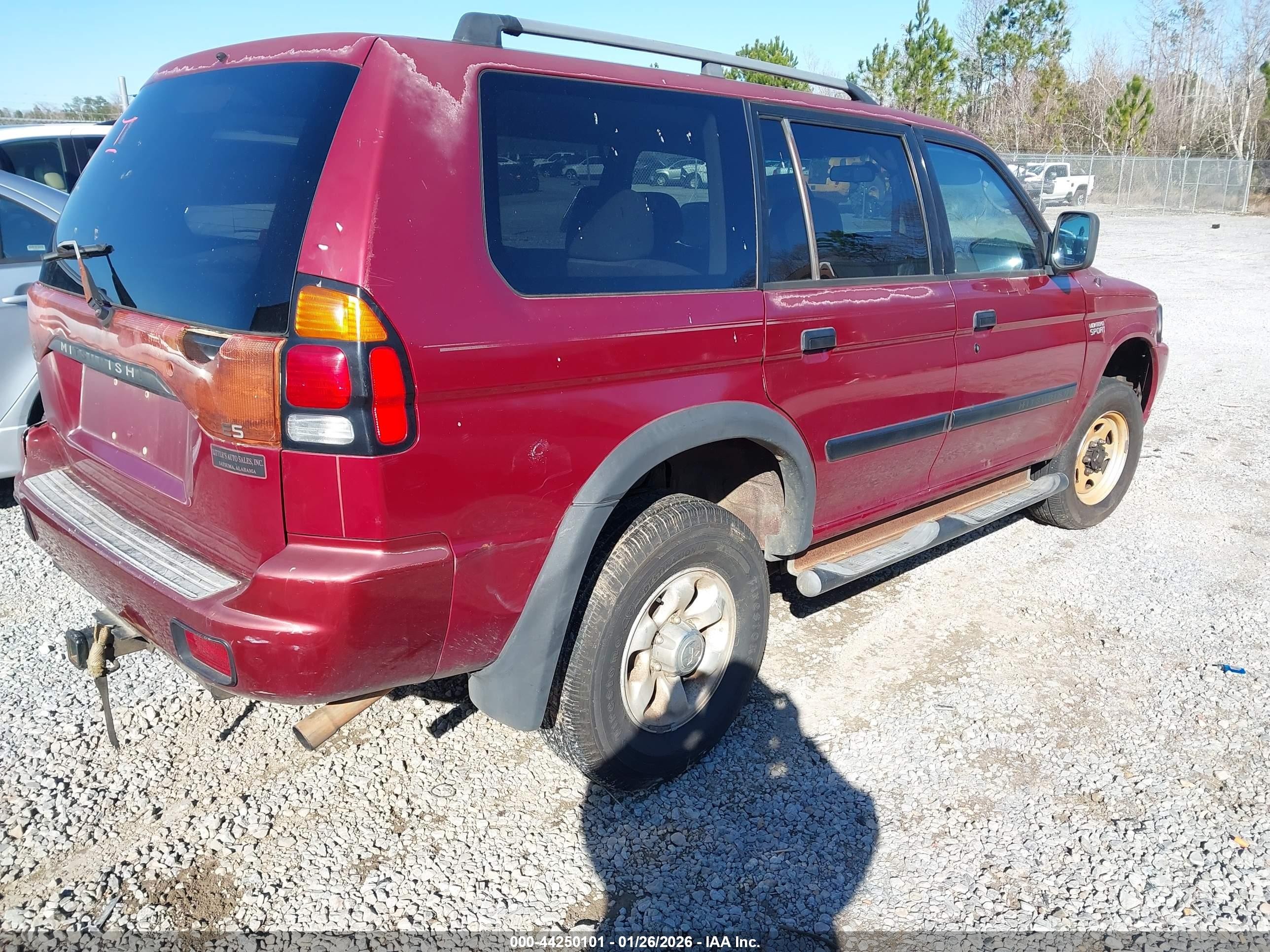 2002 Mitsubishi Montero Sport Es/ls Beige vin: JA4LS21H32J063026