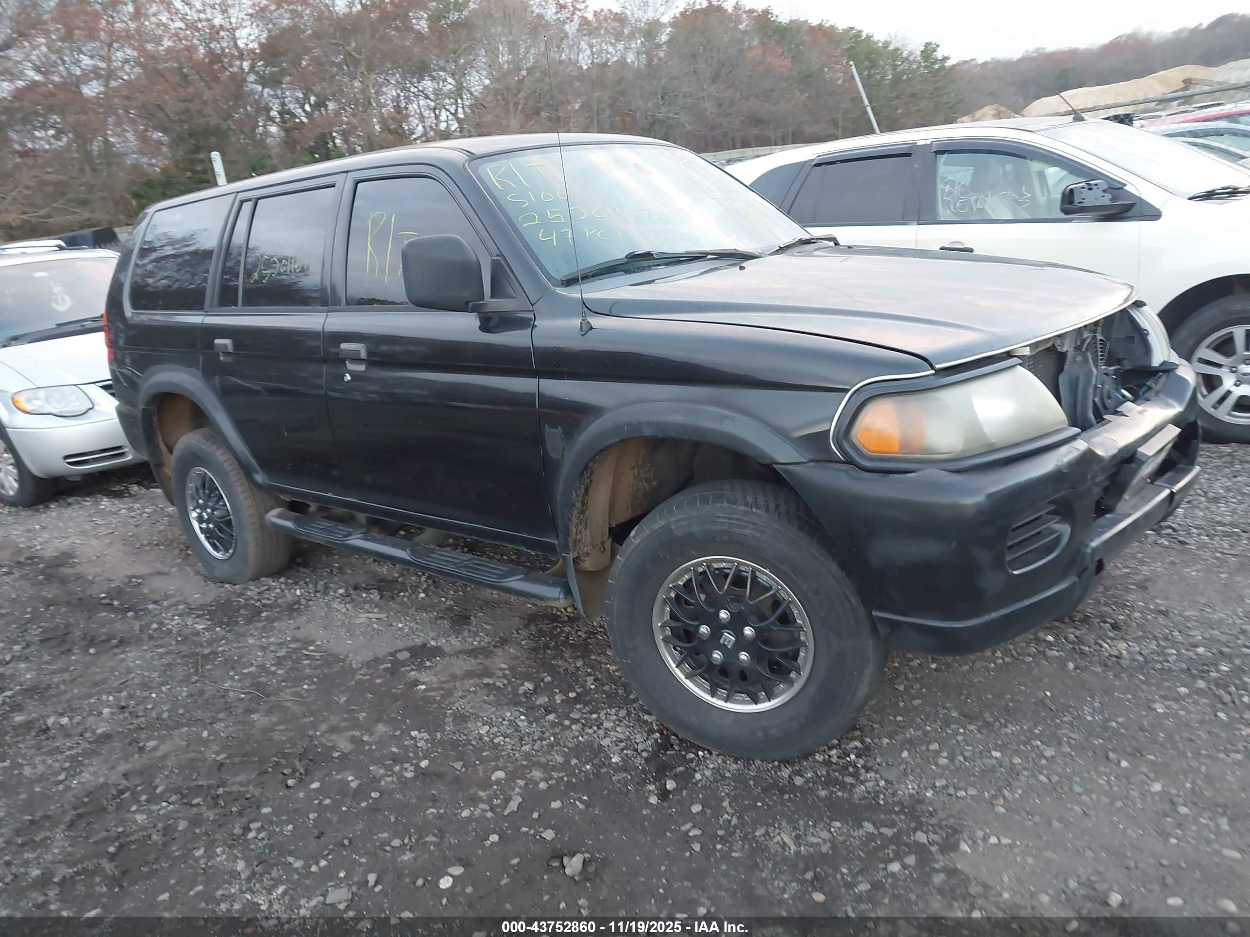 2002 Mitsubishi Montero Sport Es/ls Черный vin: JA4LS21H72J063708